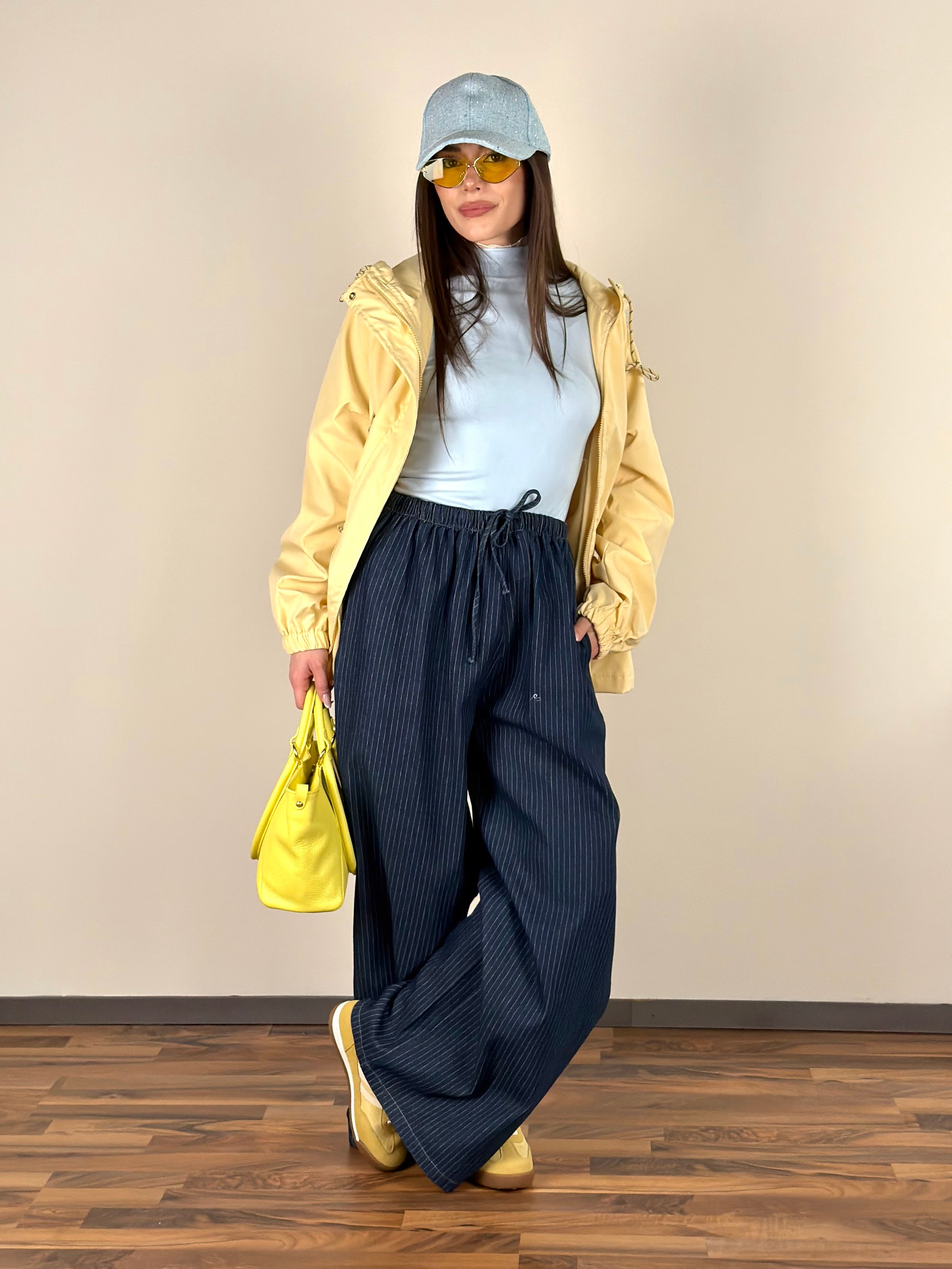 Spolverino coulisse giallo