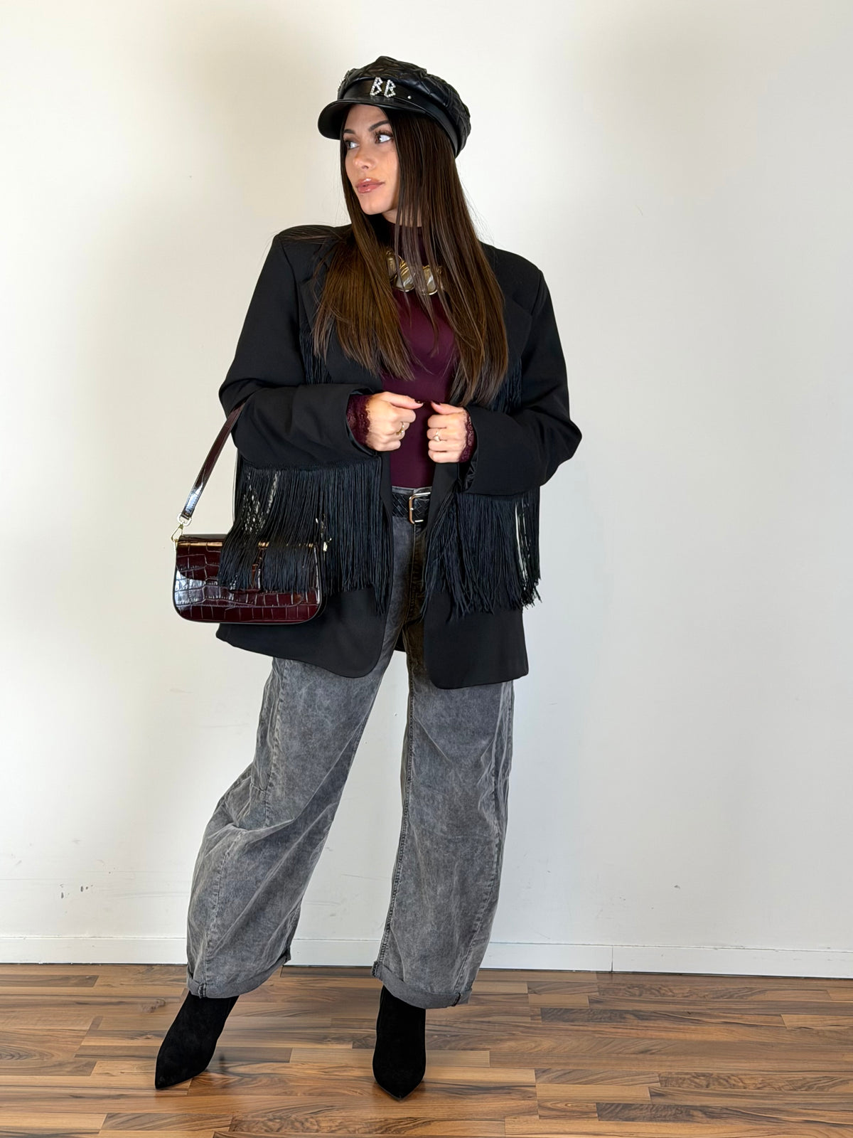 Giacca Western nero