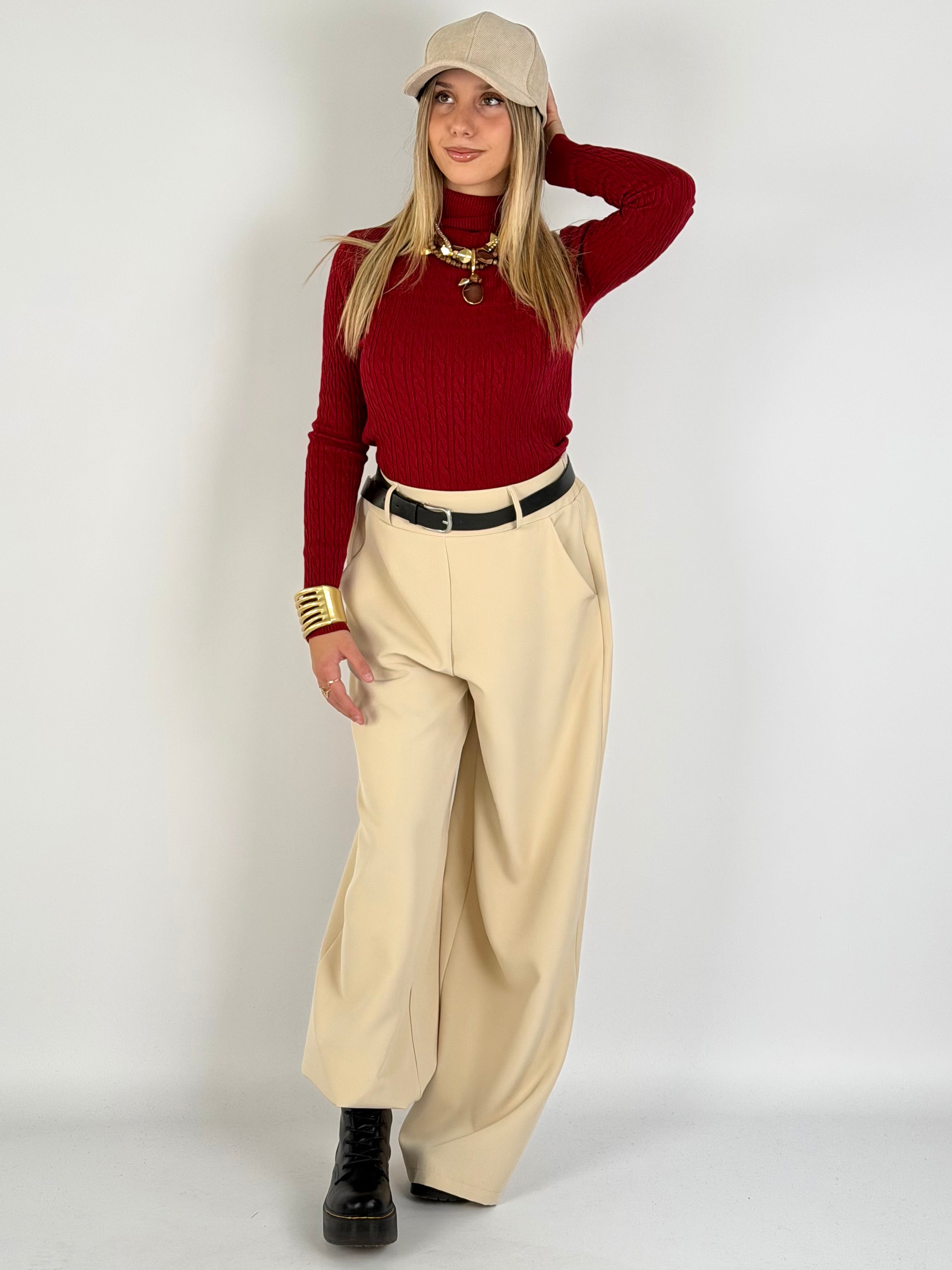 Maglia Tabata bordeaux