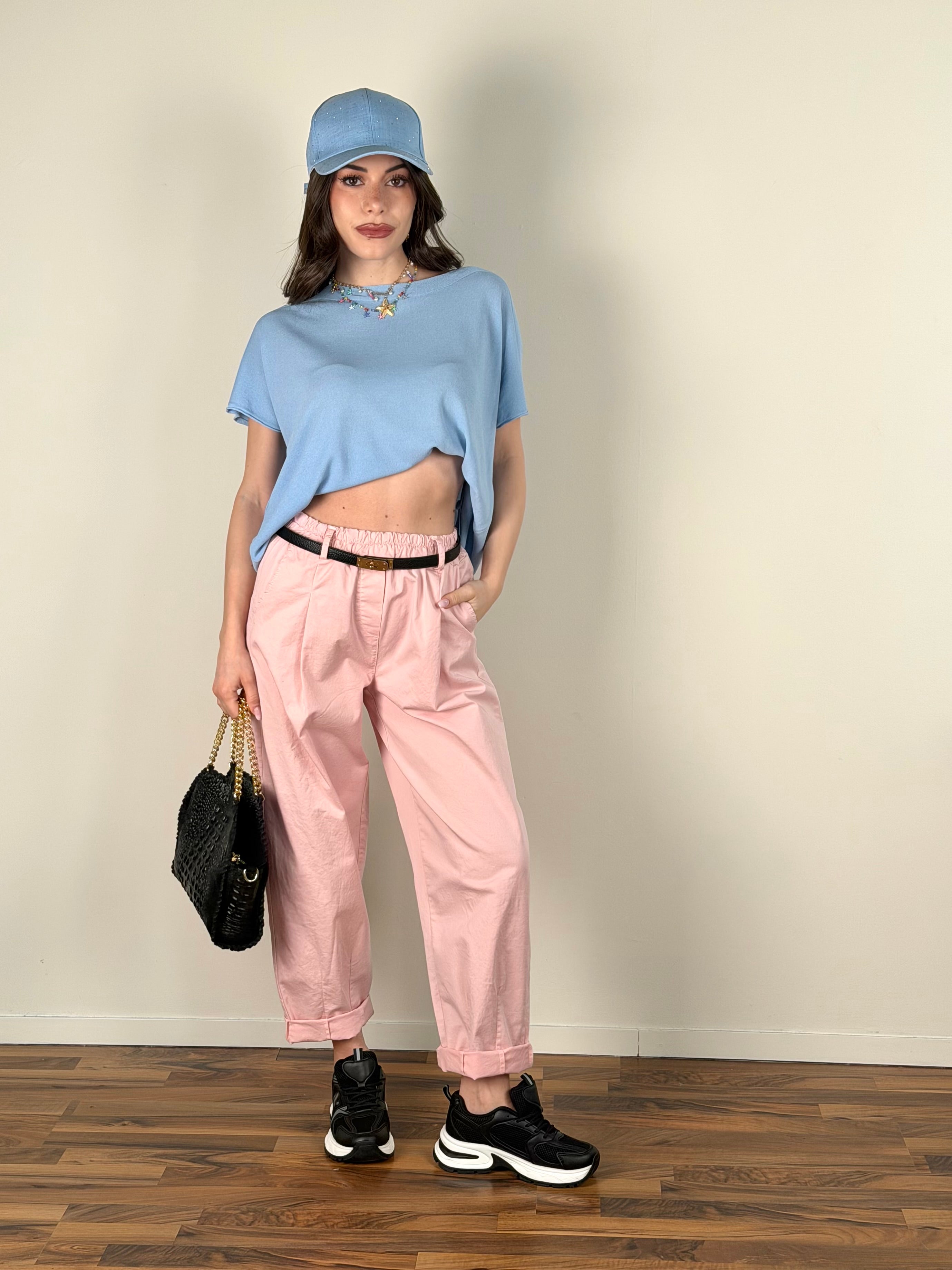 Pantalone Carmen rosa