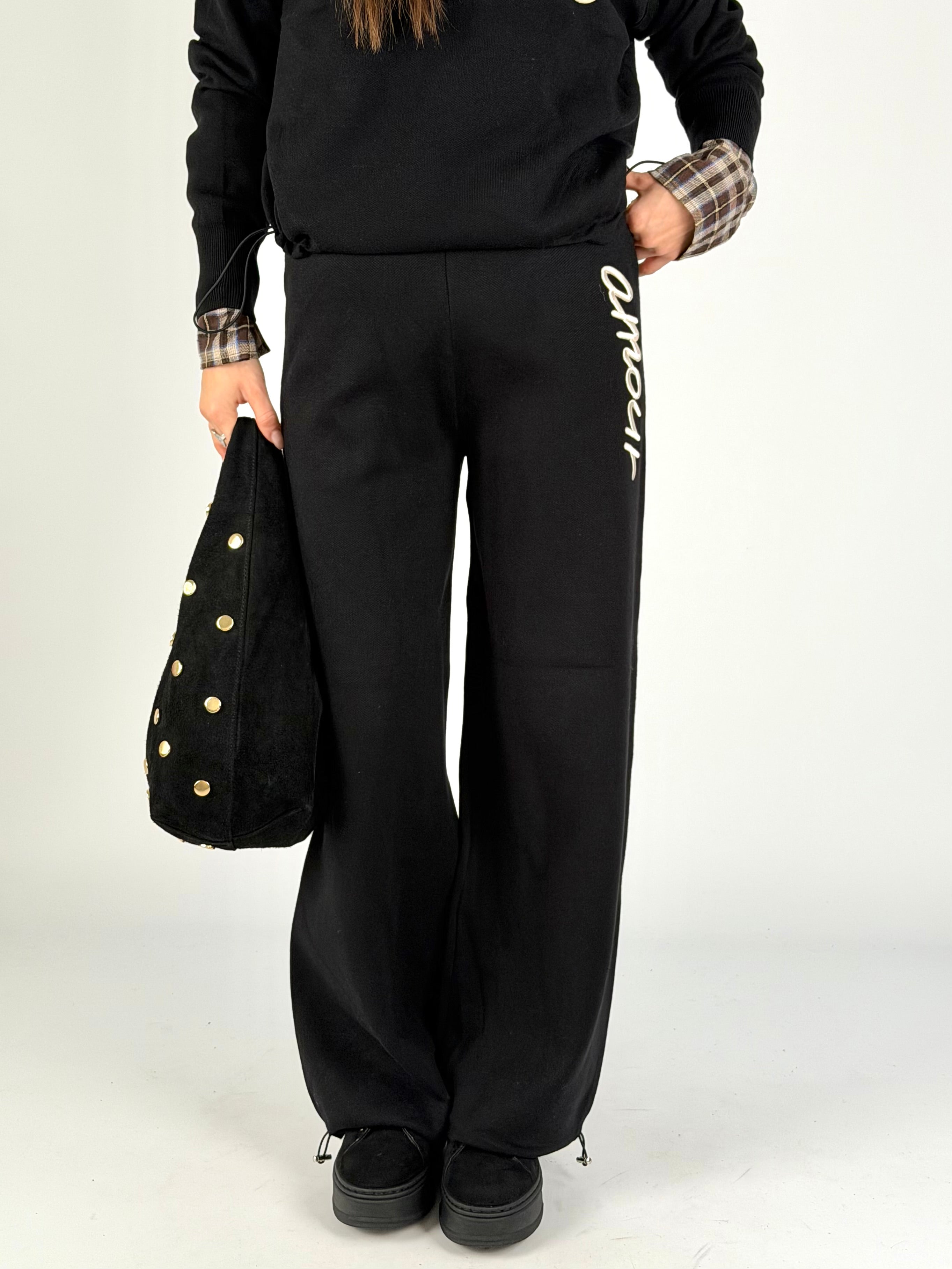 Tuta sportiva L’amour nera