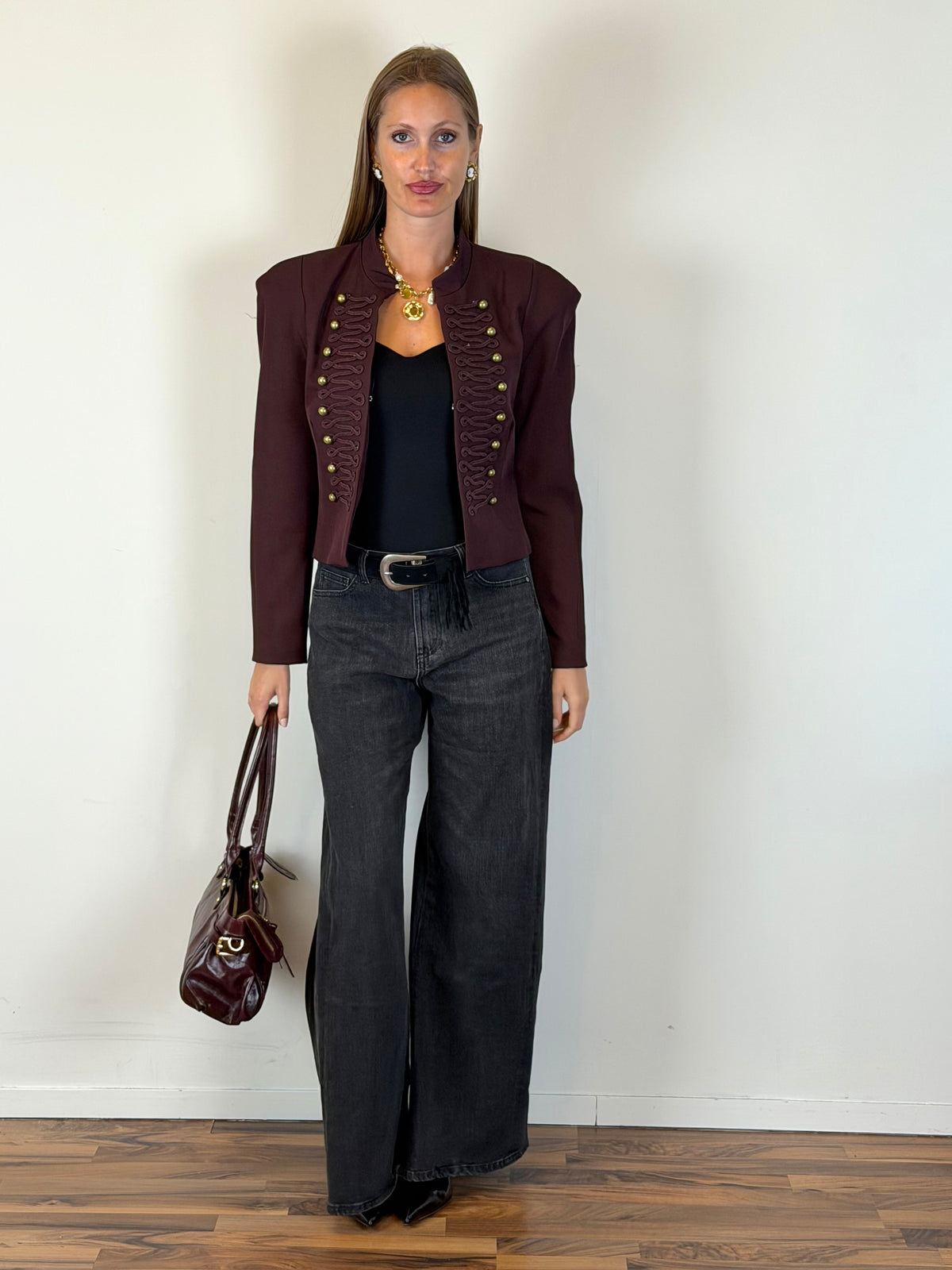 Giacca Harper bordeaux