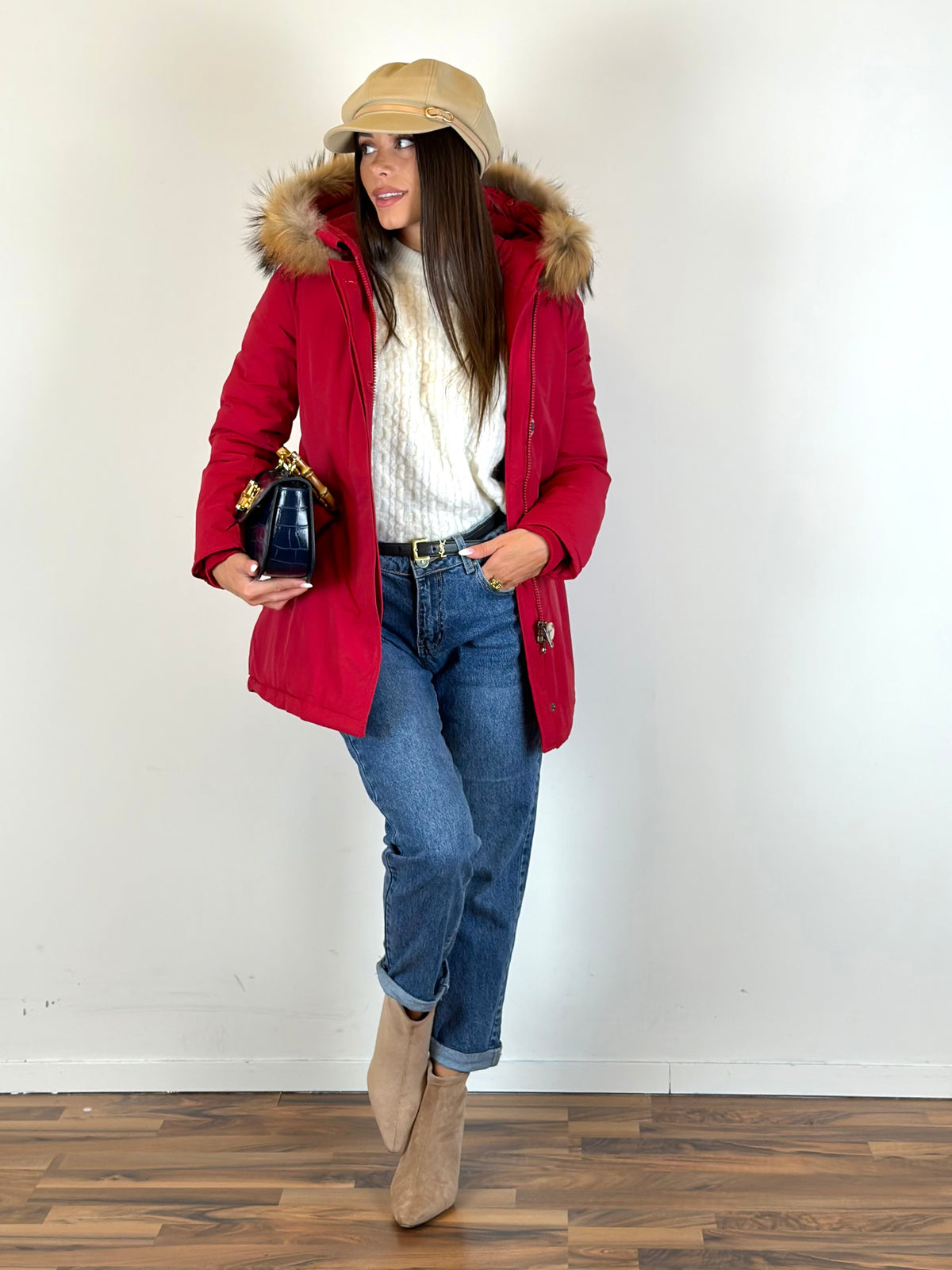 Parka rosso