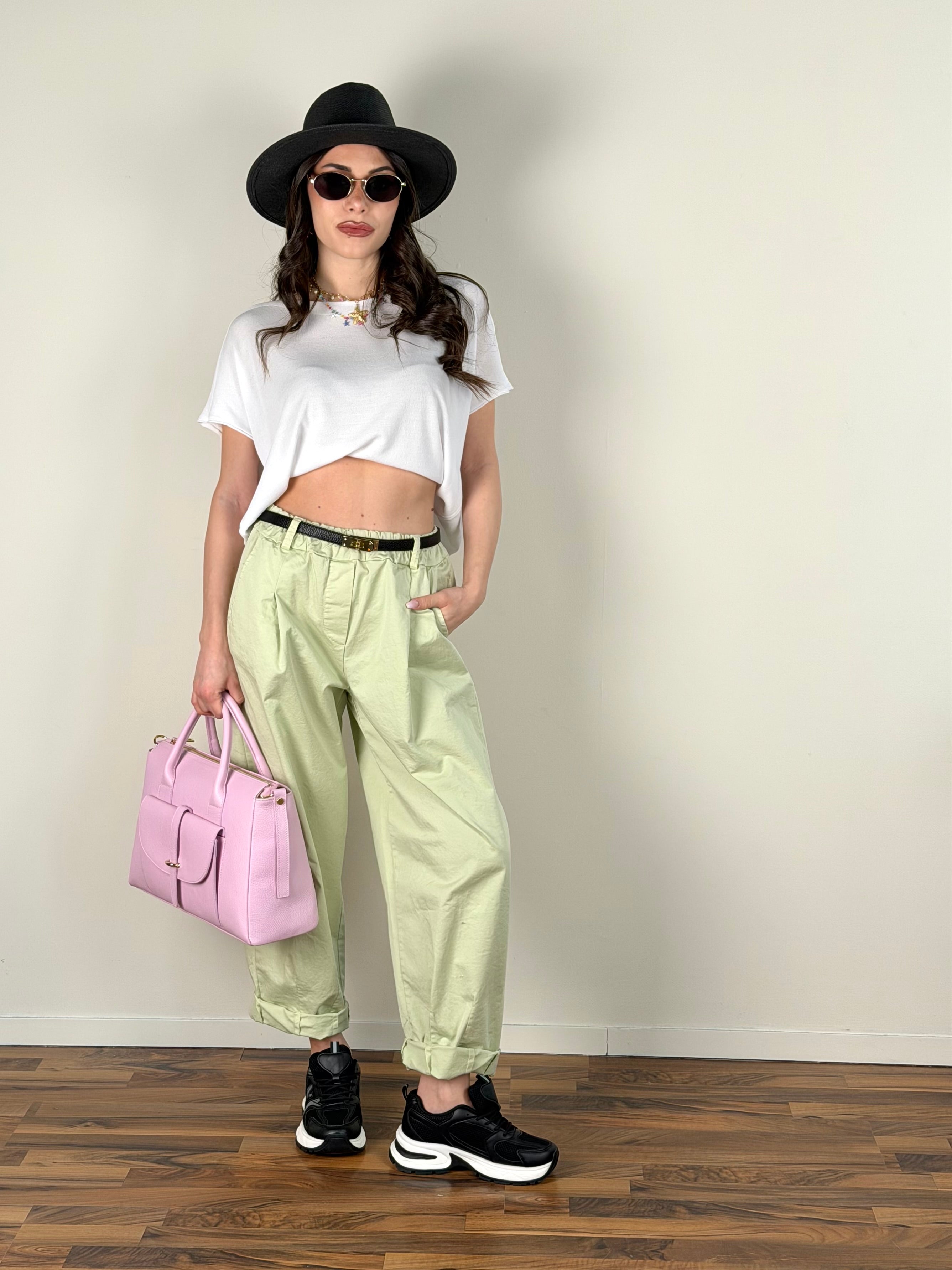 Pantalone Carmen verde