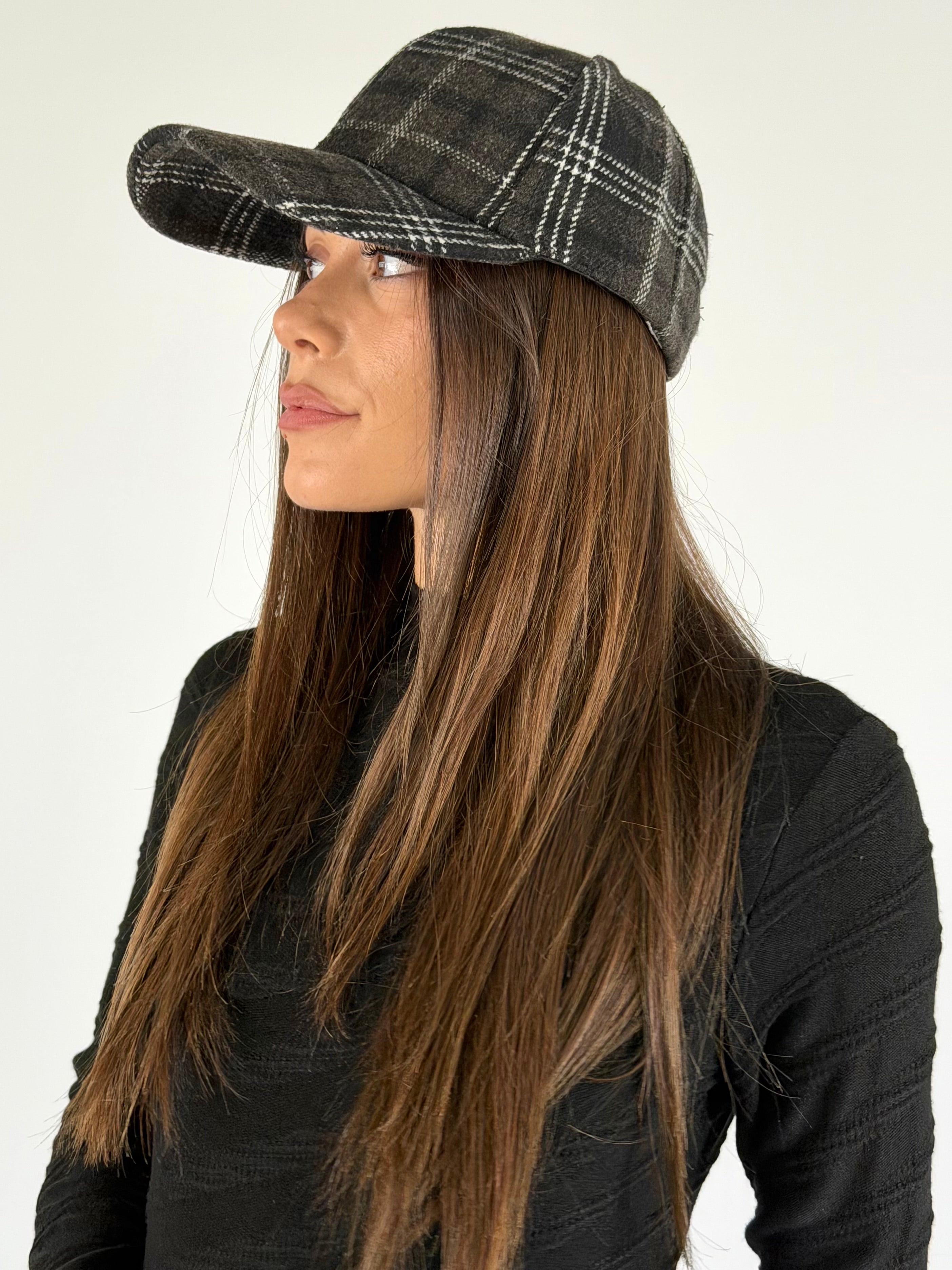 Capello visiera check - 3 colori