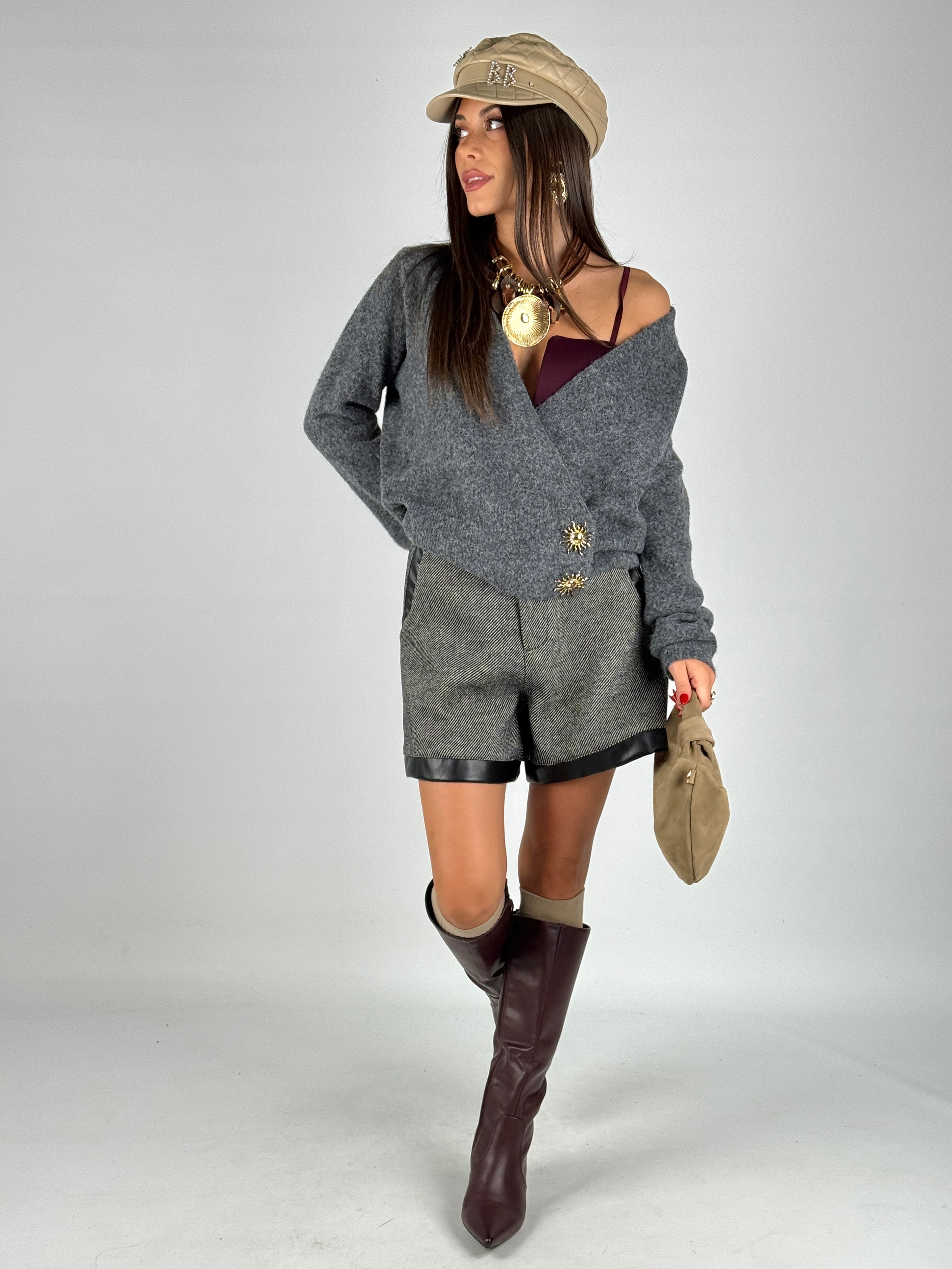 Maglioncino sole grigio