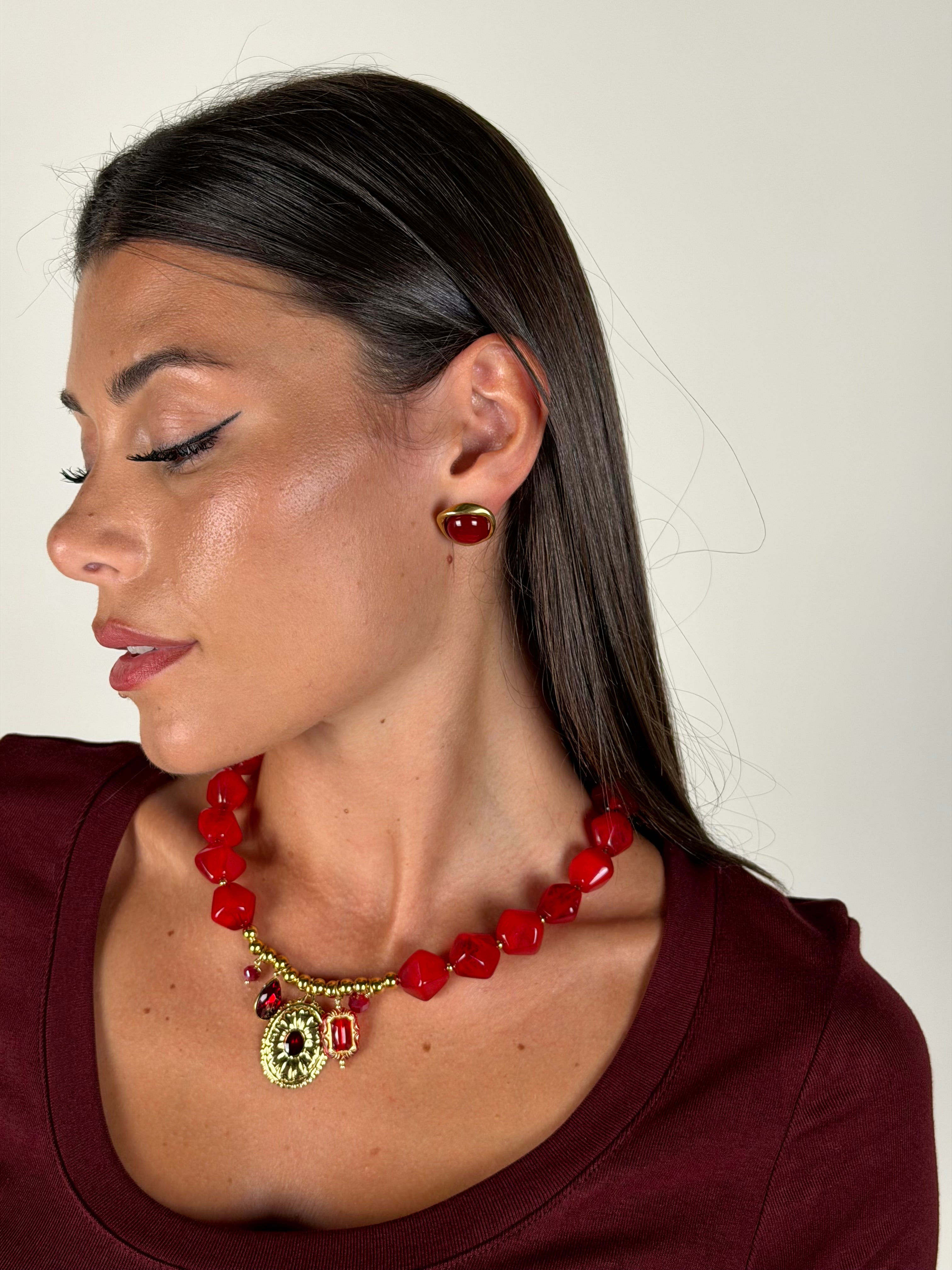 Orecchini regina di cuori - collezione regina di cuori