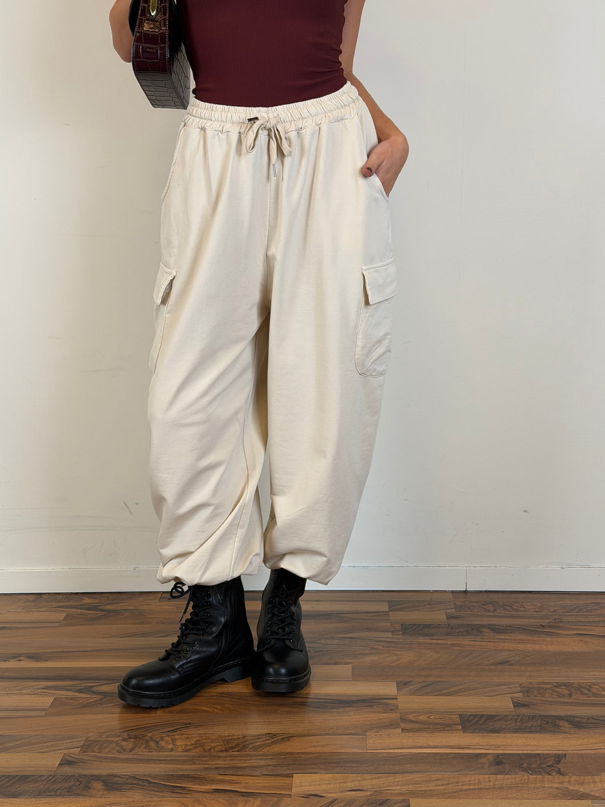 Pantalone Bonè panna