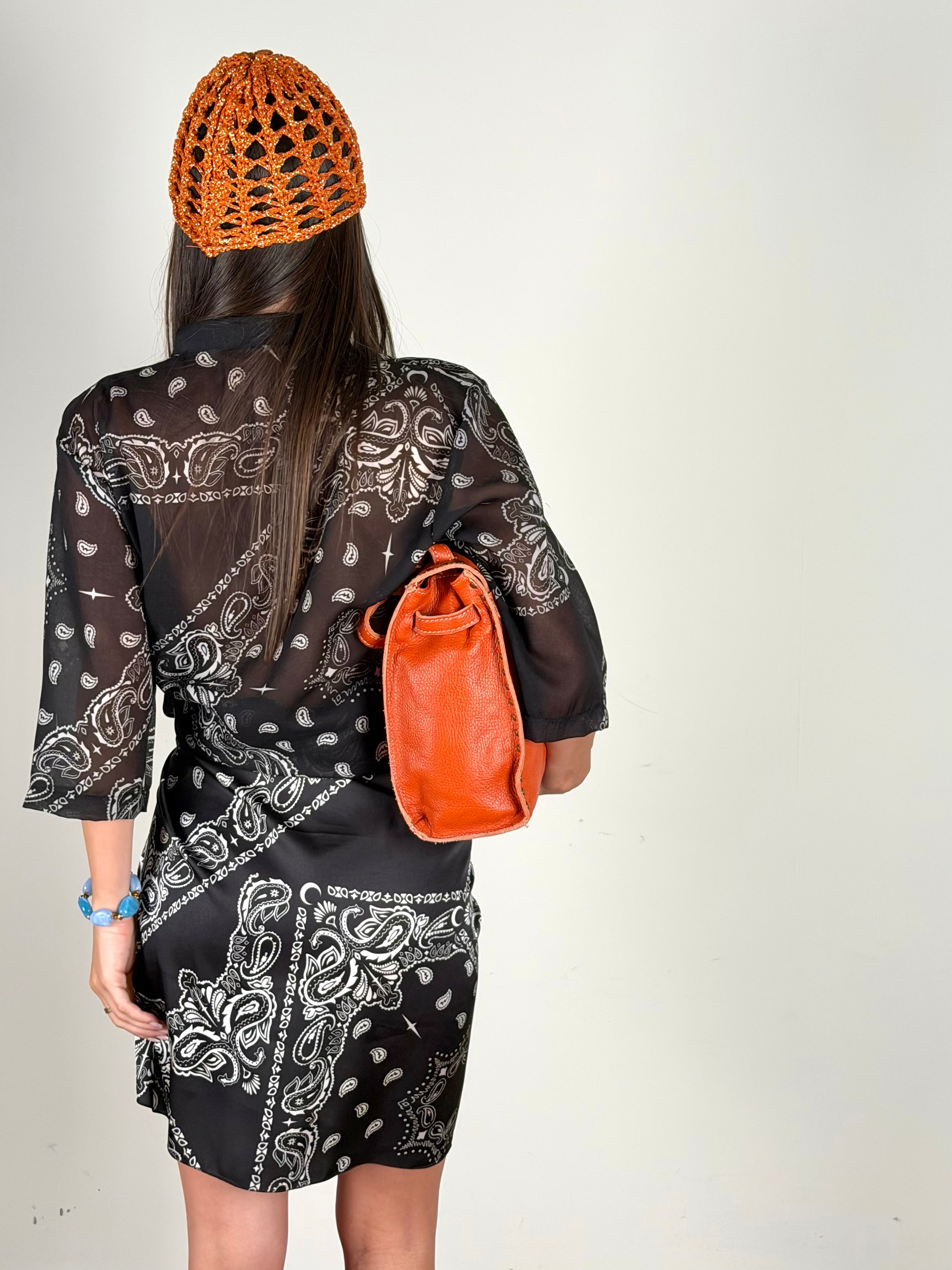 Camicia bandana nero