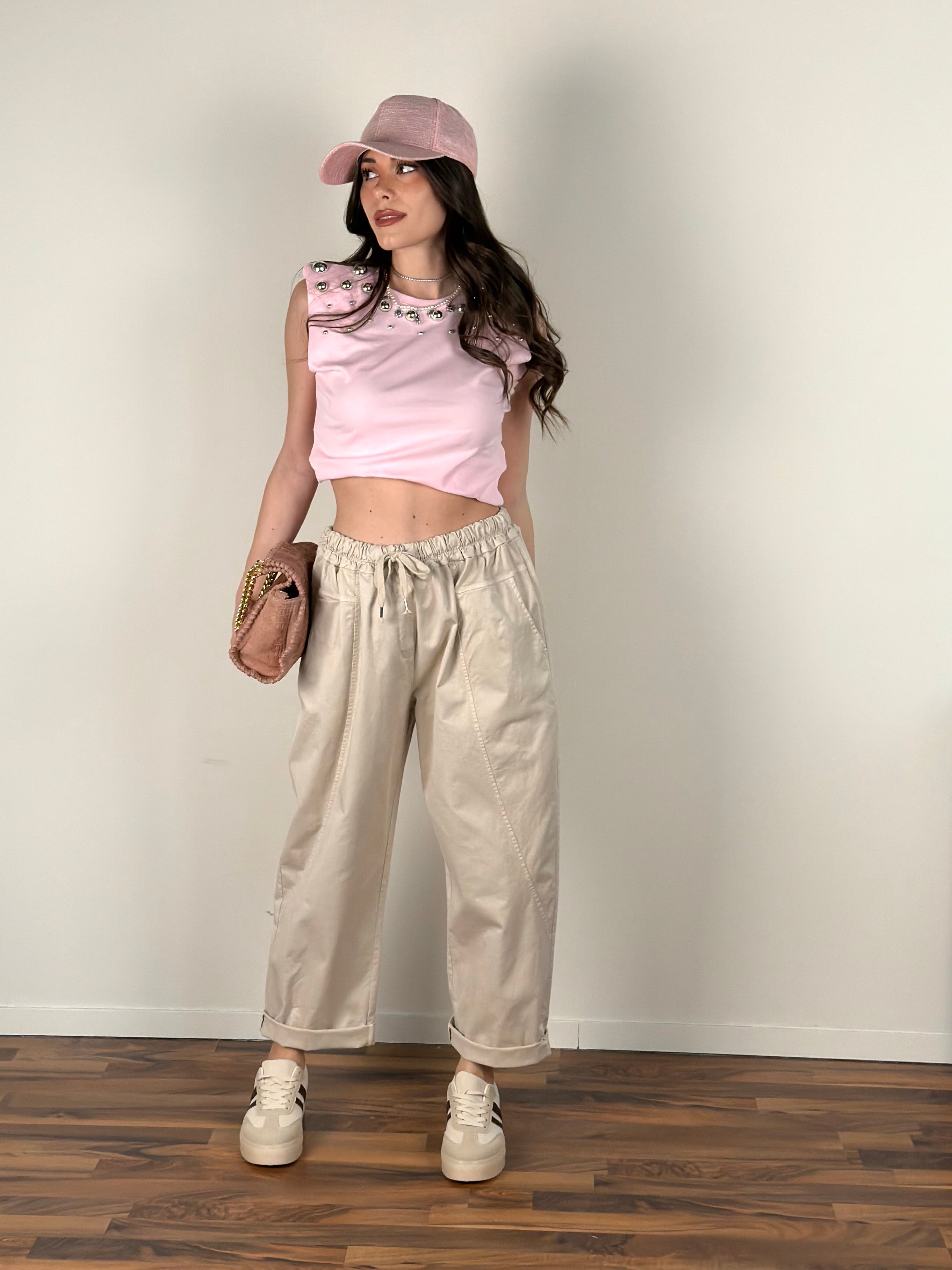 Pantalone Mariah beige