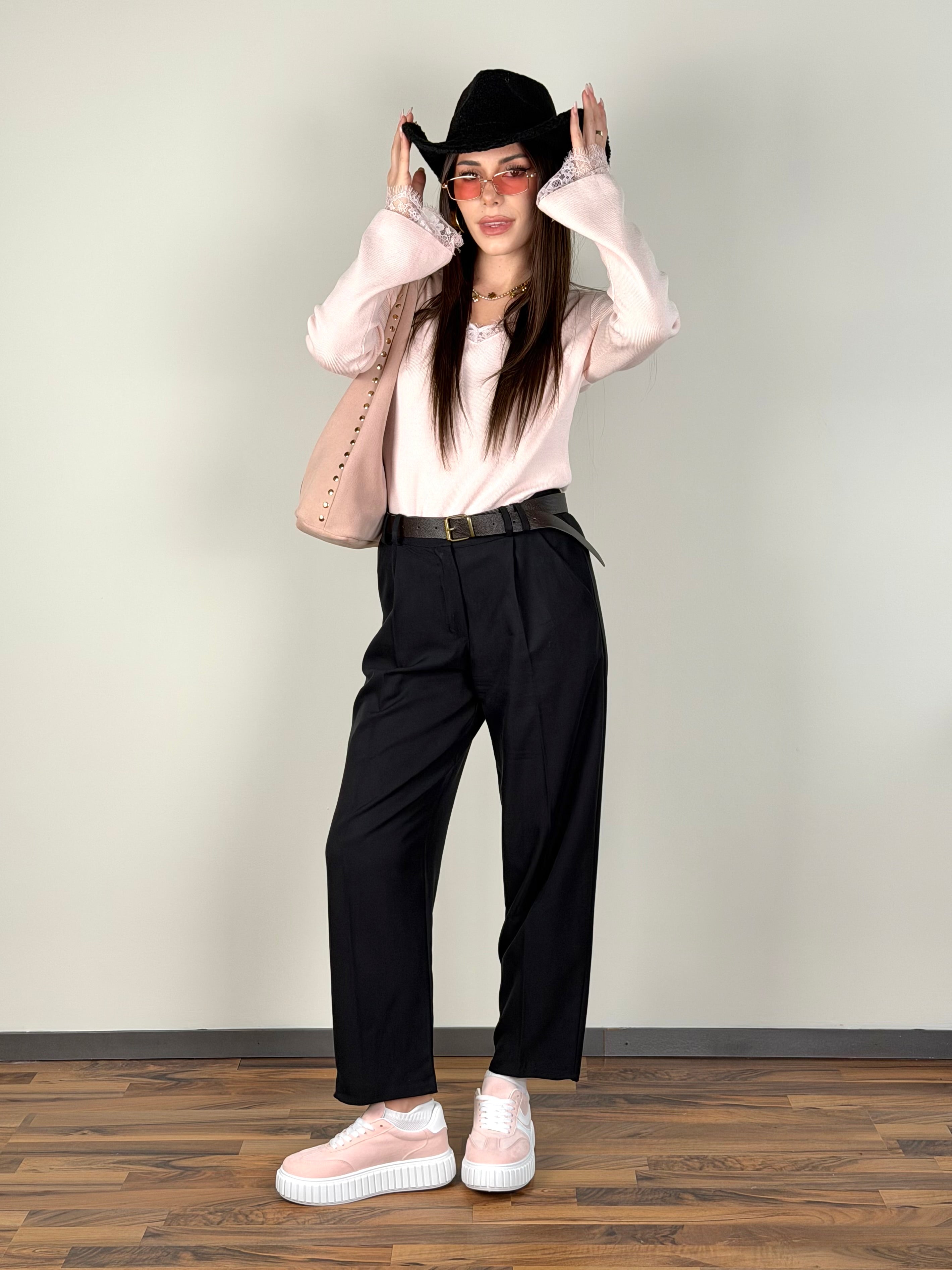 Pantalone Celine nero