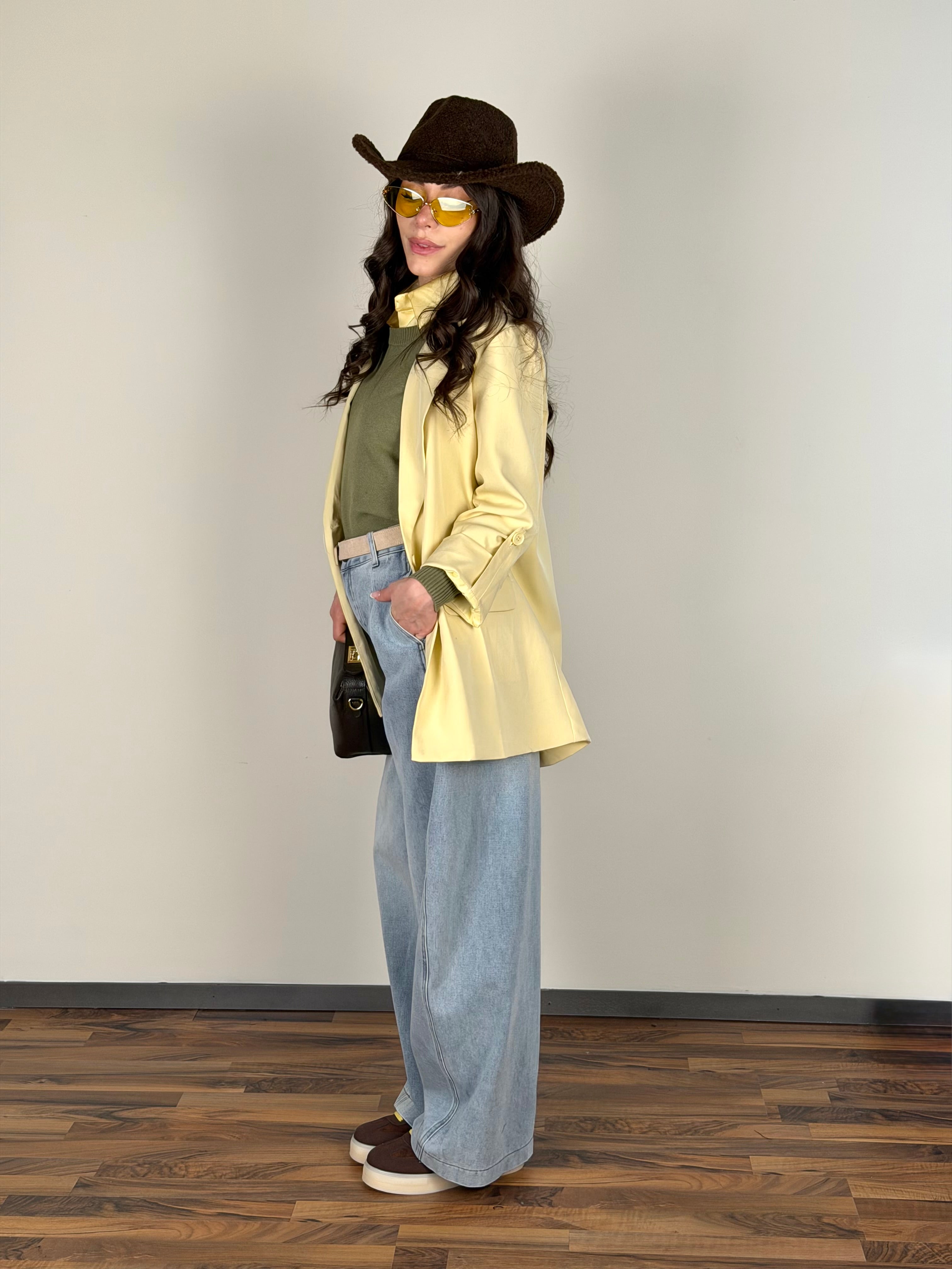 Giacca colors gialla