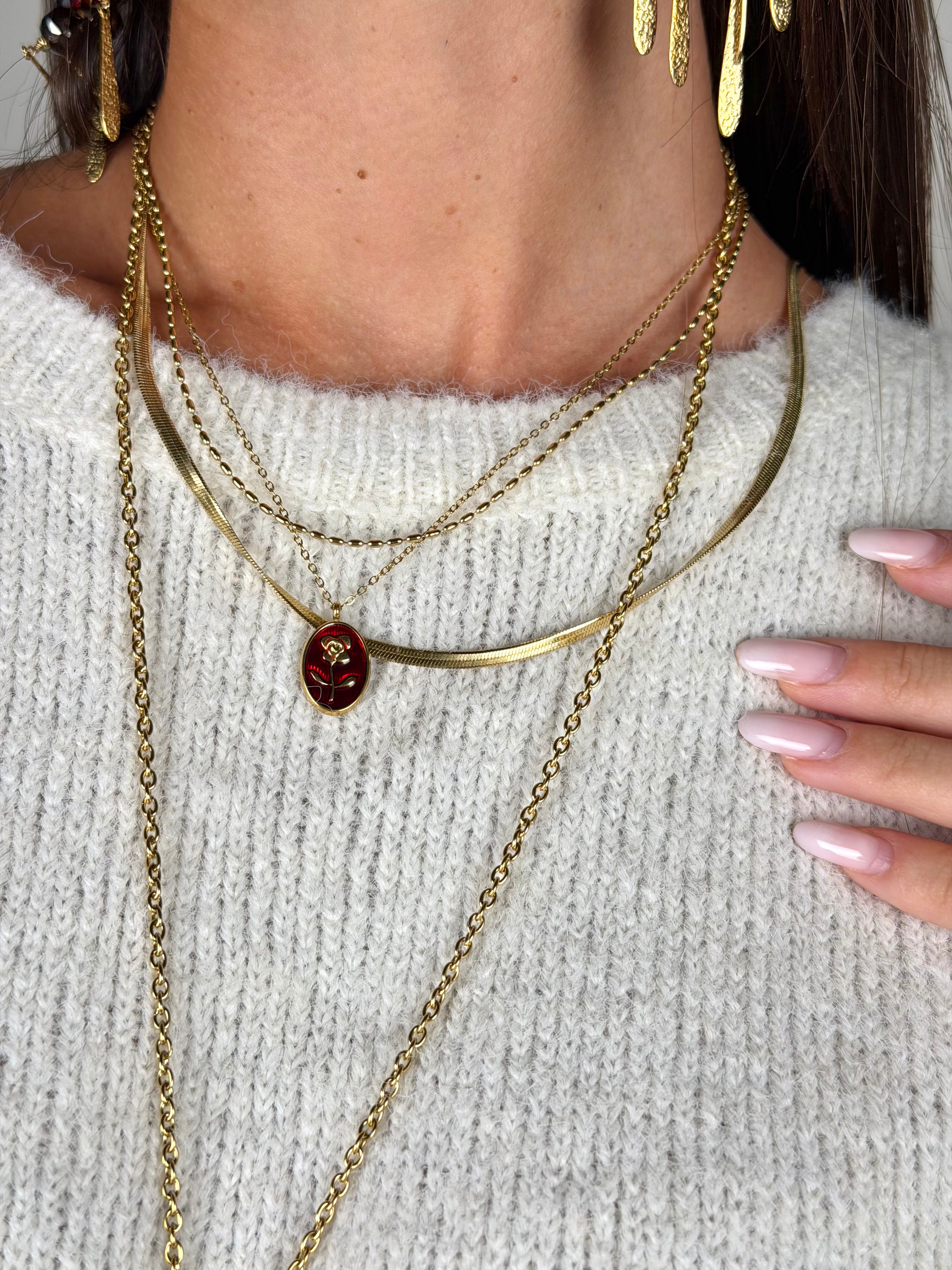 Collana doppio filo - collezione passion