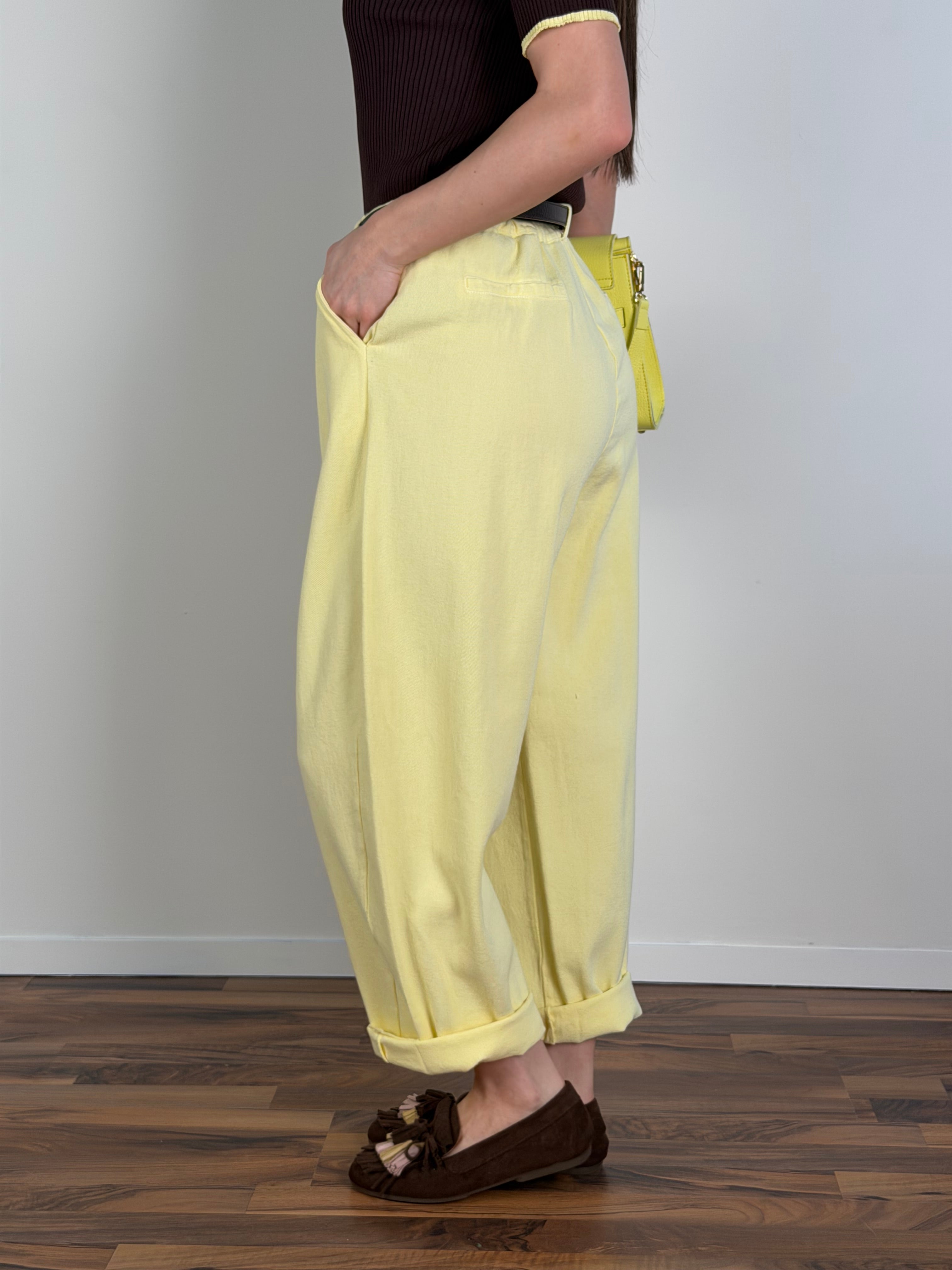 Pantalone Cipro giallo
