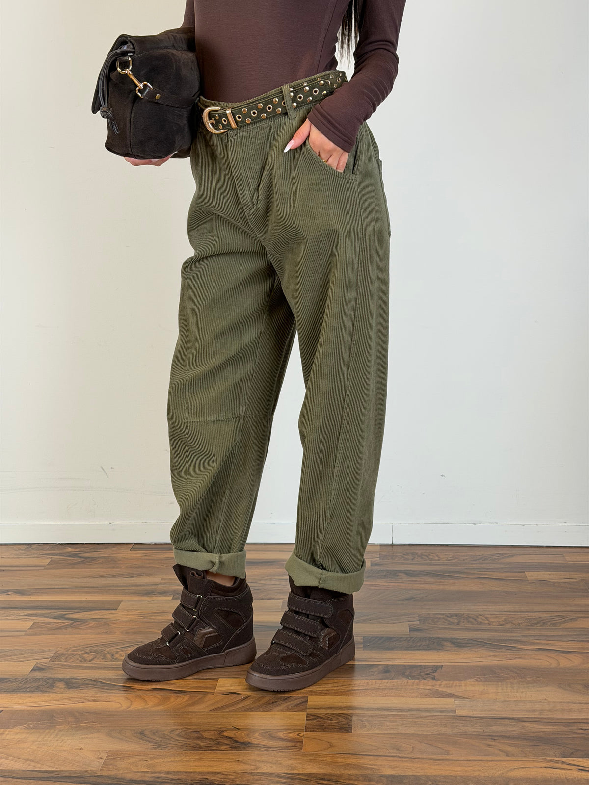 Pantalone Autunno verde