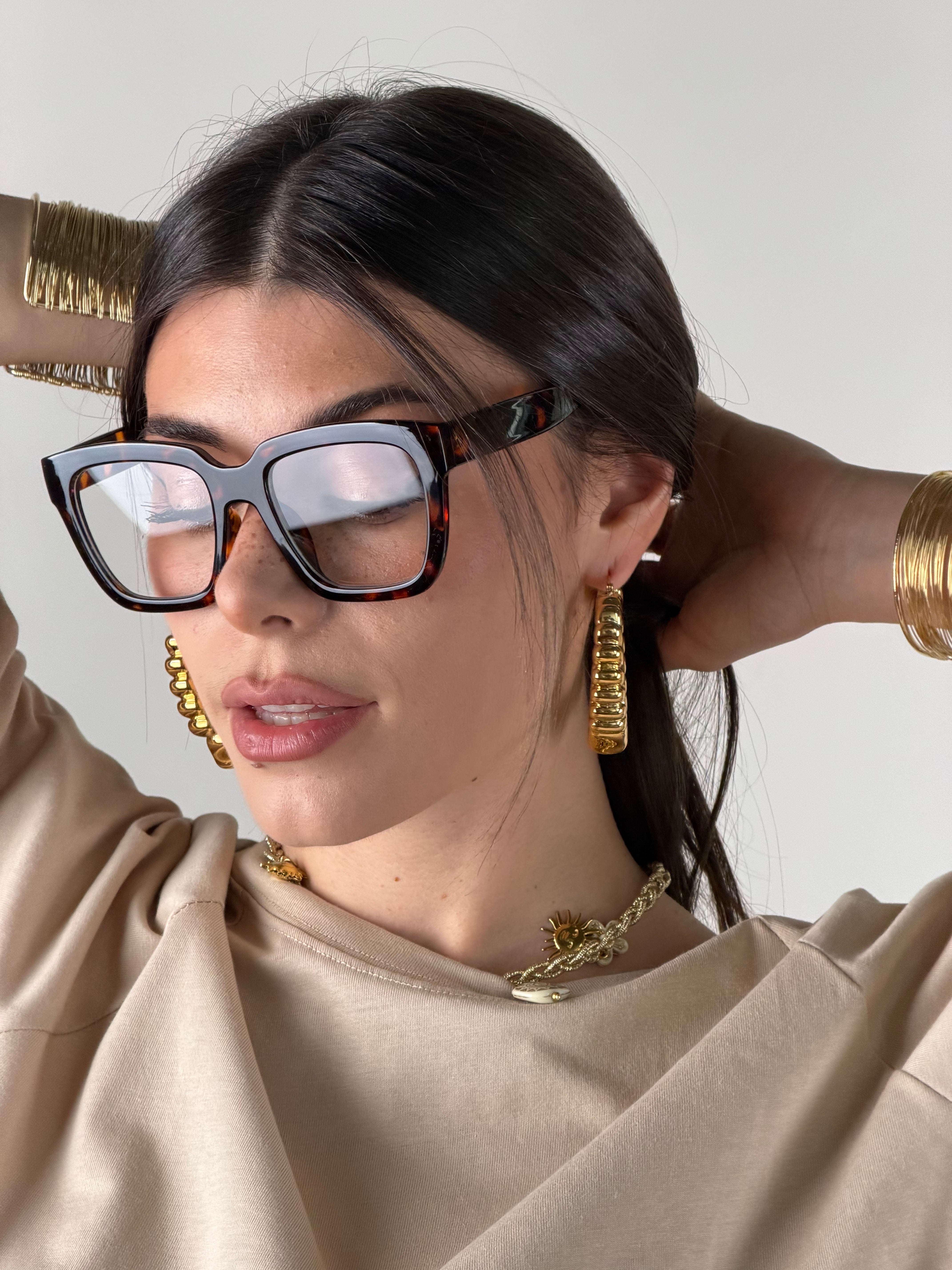 Occhiali Glamour tartarugati