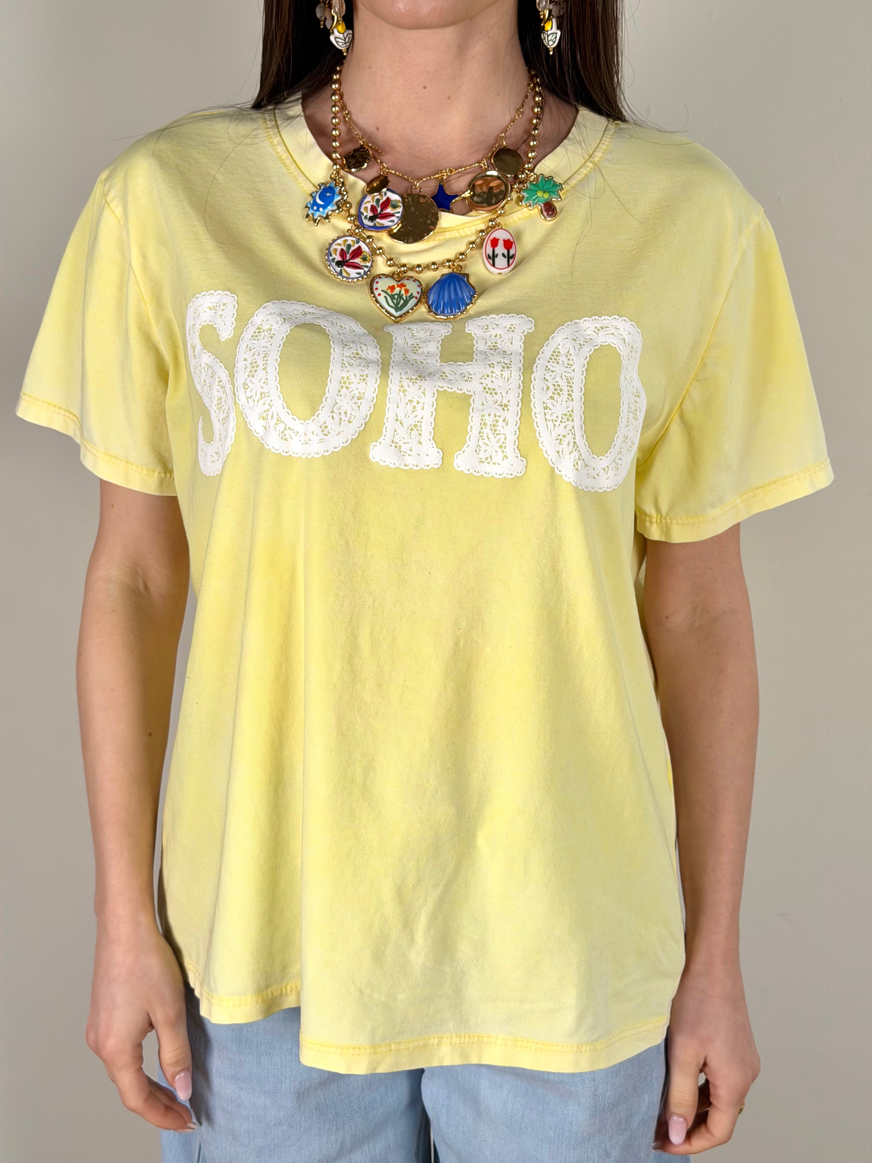 T-shirt Soho colors gialla