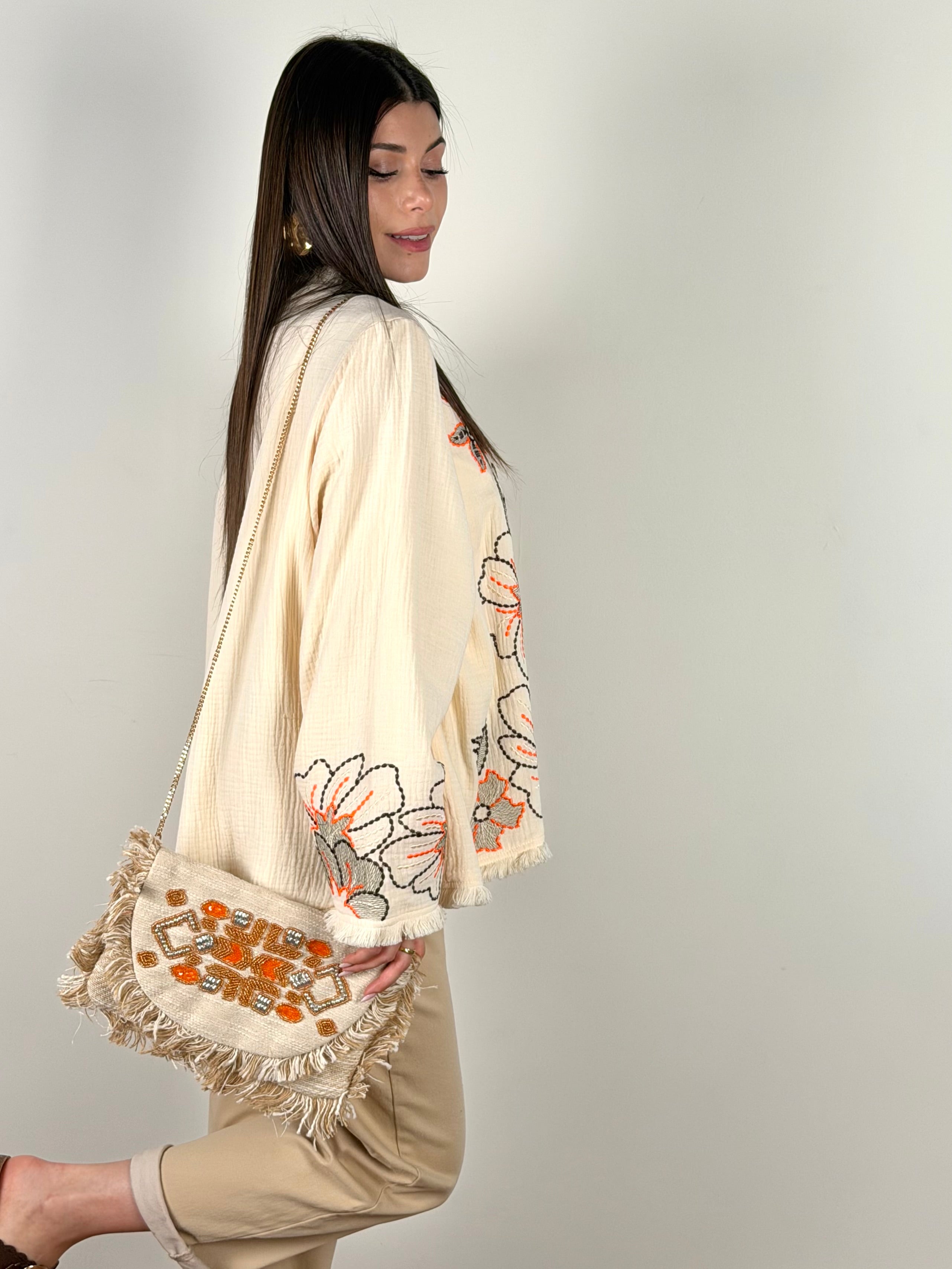 Cardigan Cassiopea arancione