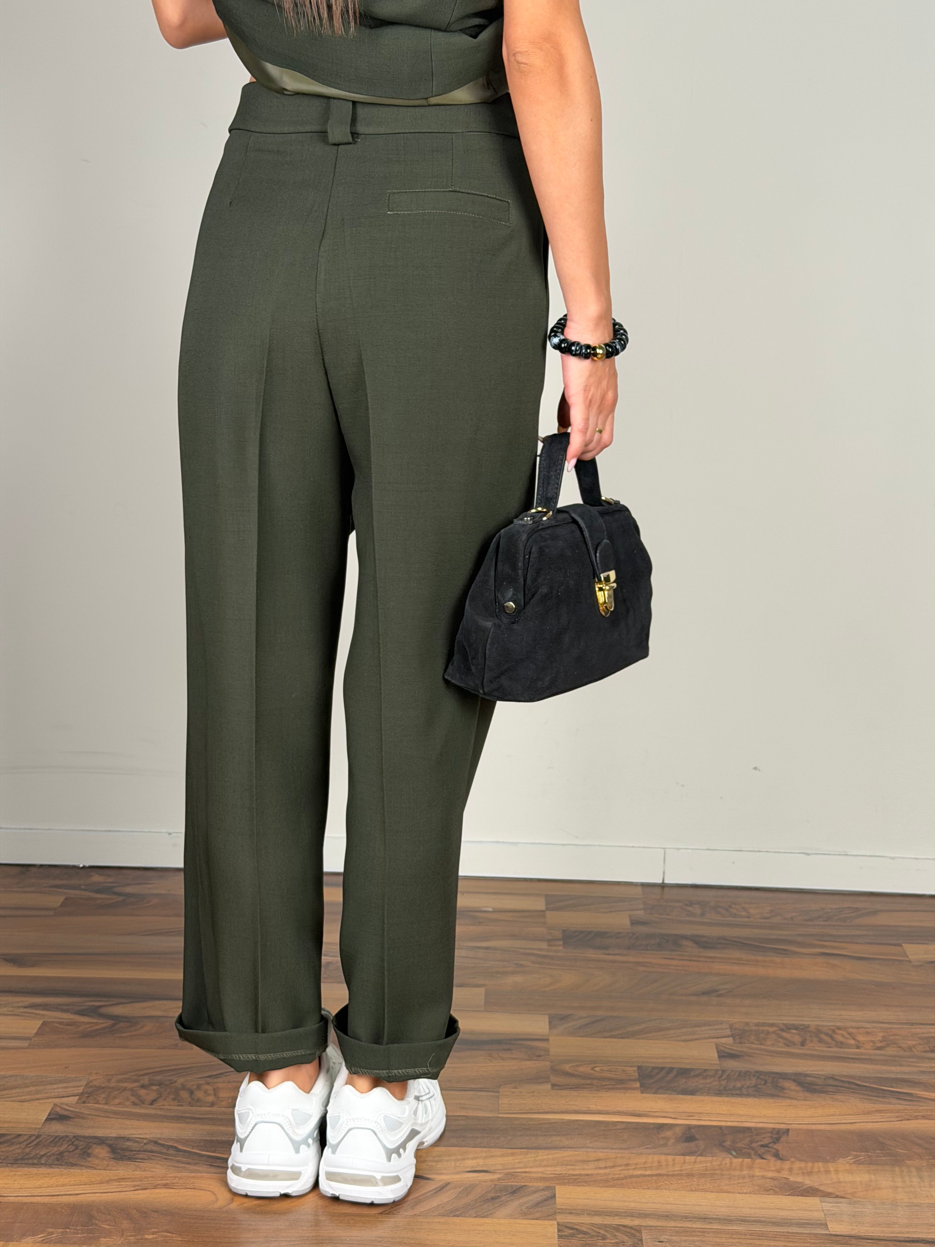 Pantalone Diana verde