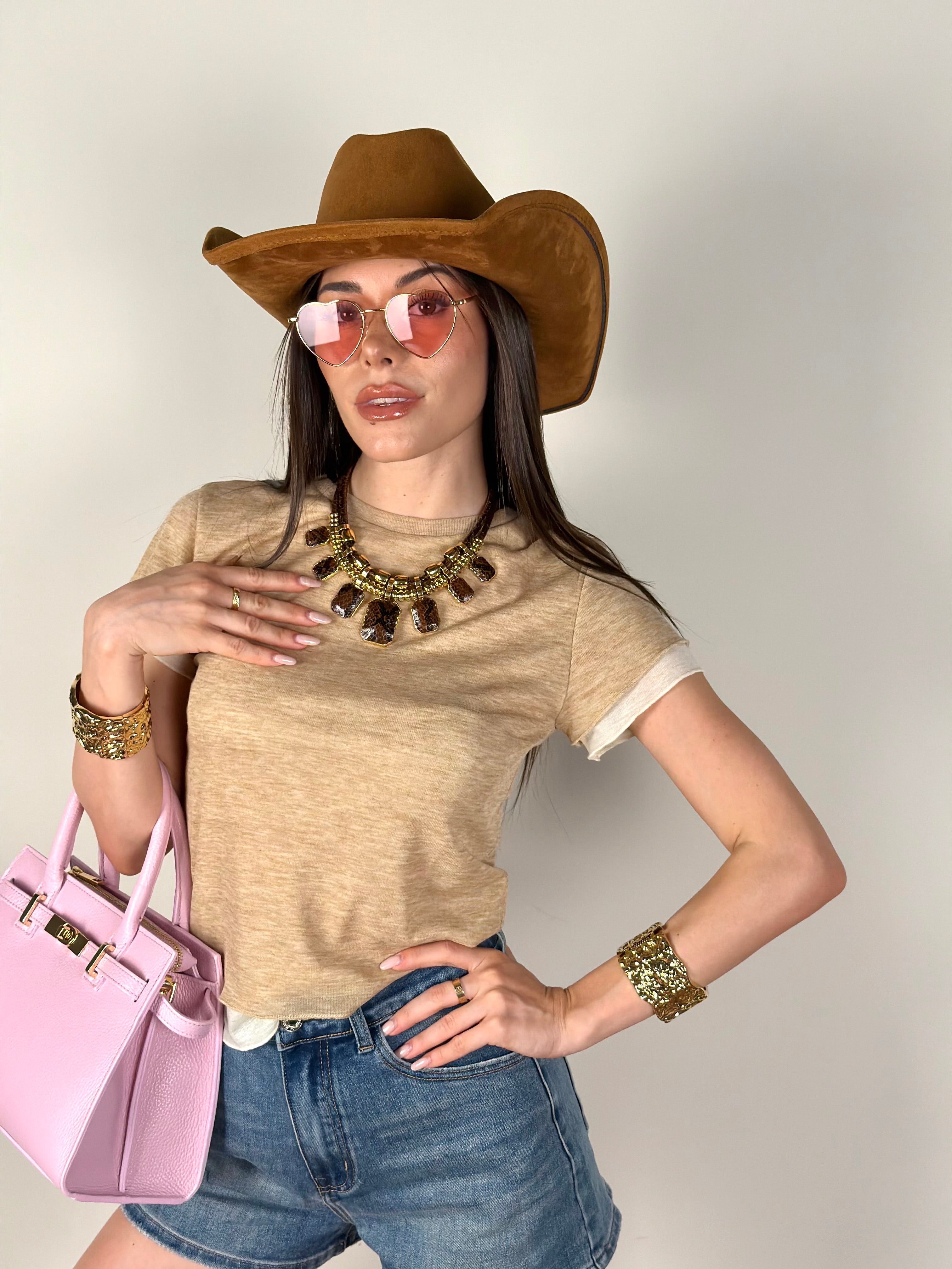 Maglia Clizia beige