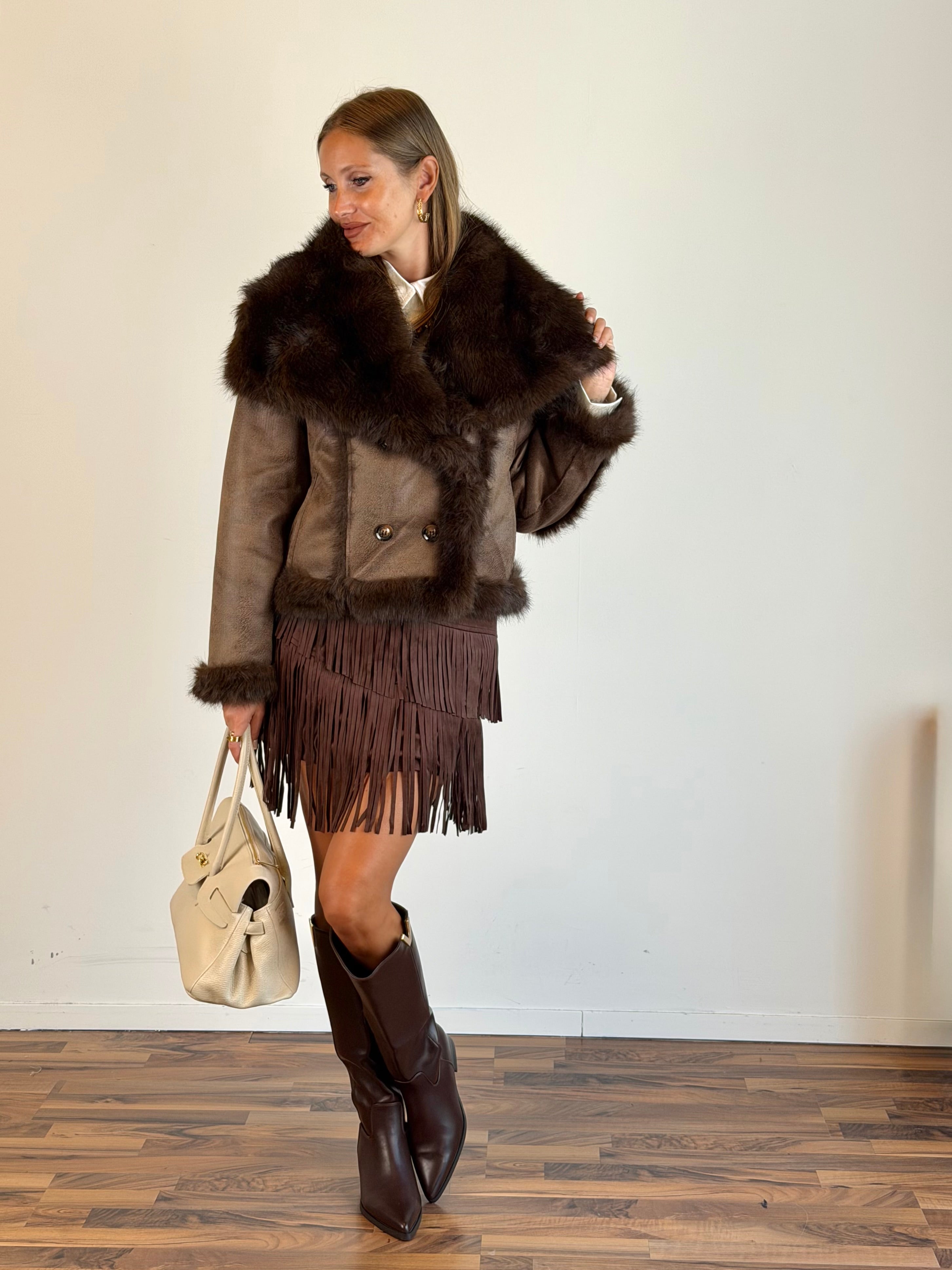 Pelliccia reversibile Jacqueline moro