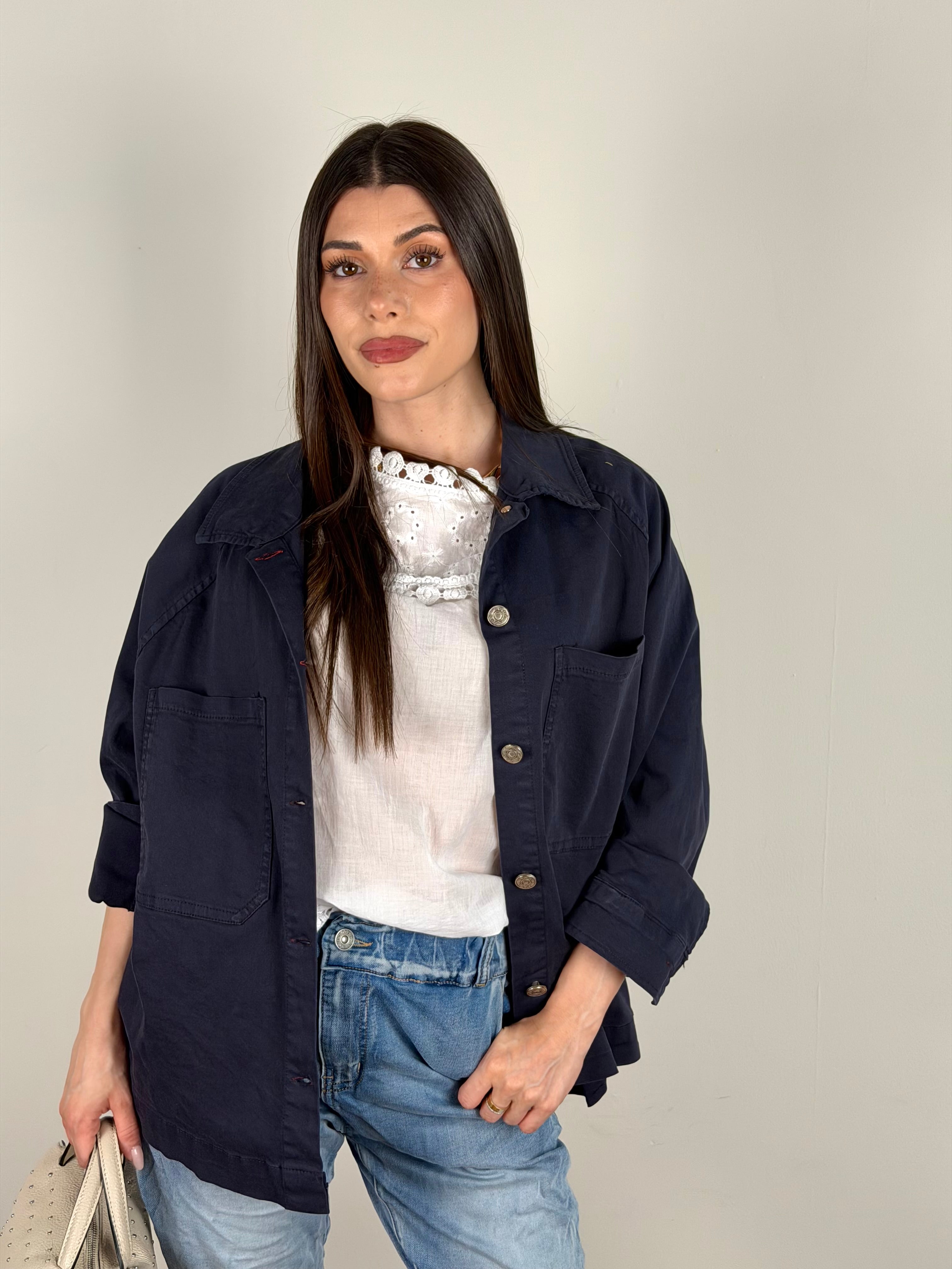 Camicia Eclissi blu
