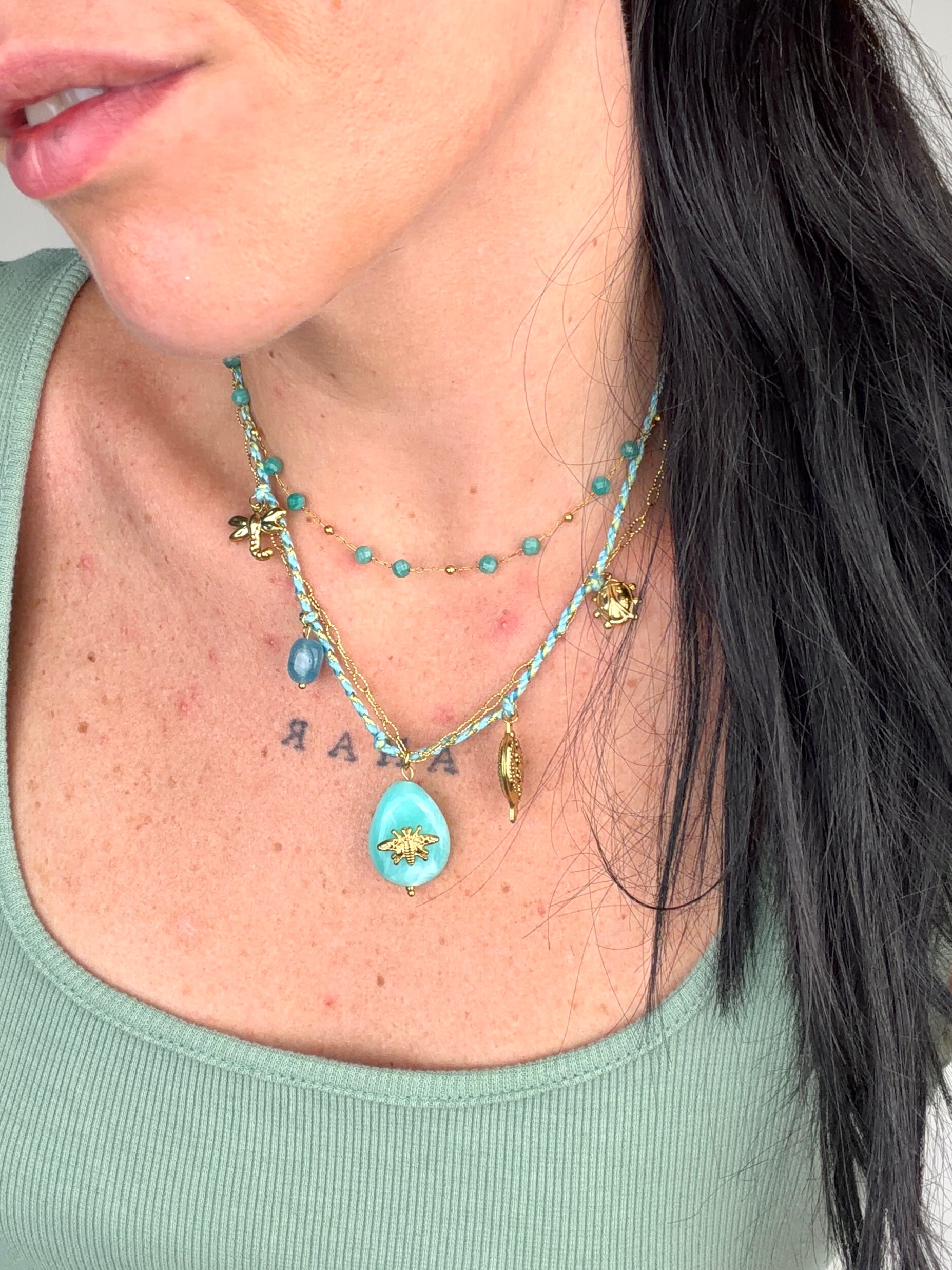 Collana ciondoli - collezione oceano