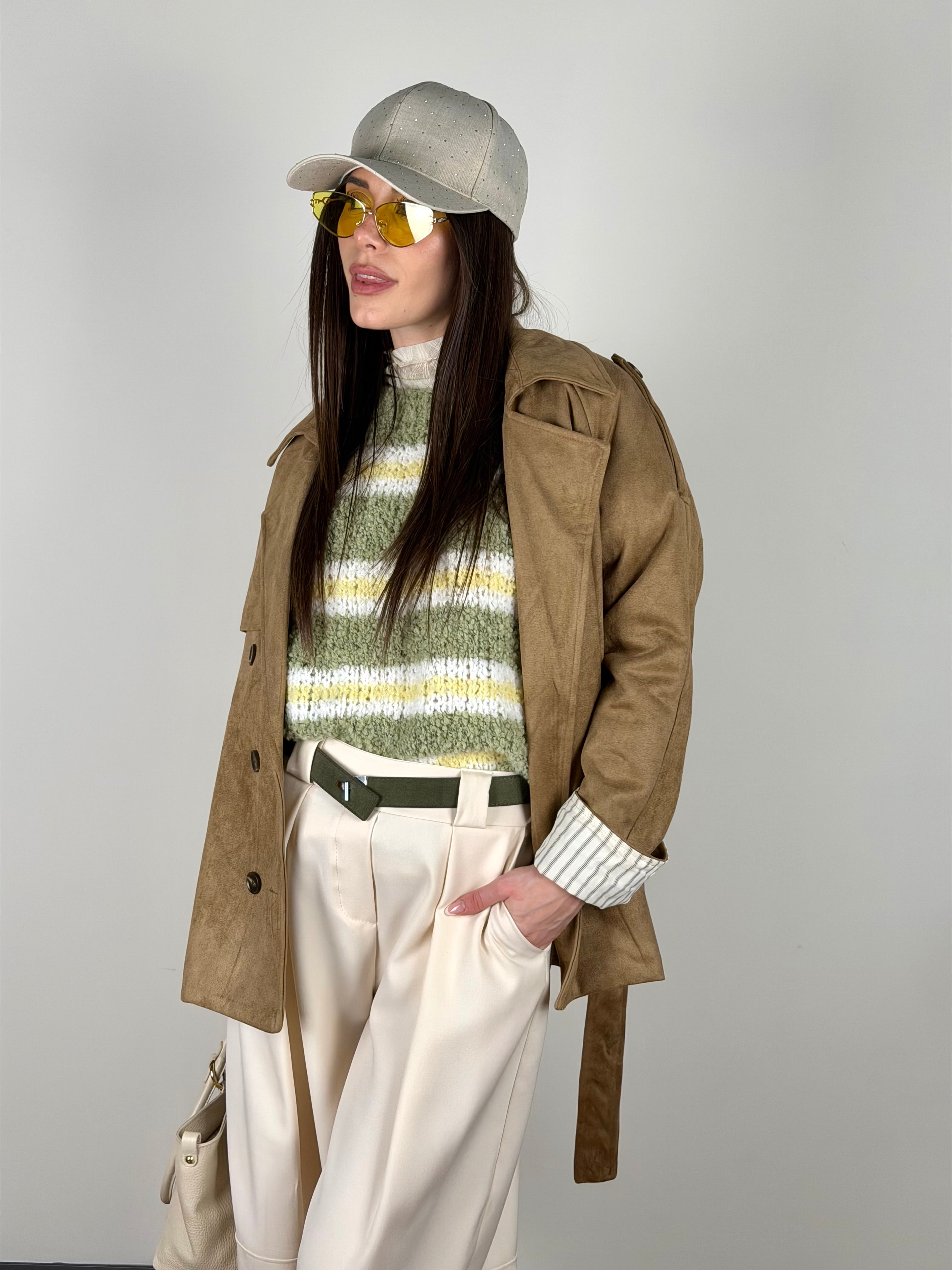 Trench Corinne tabacco