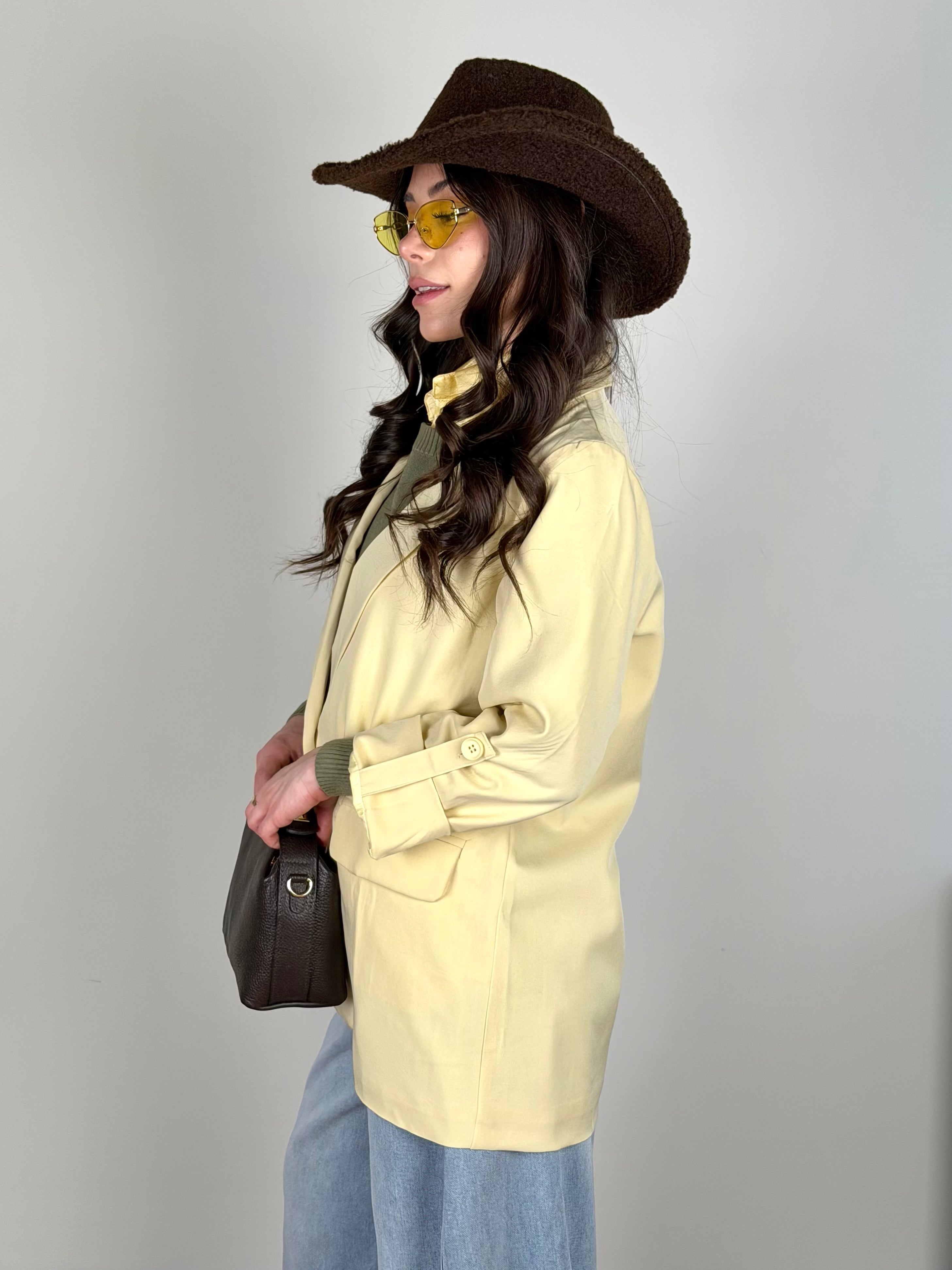 Giacca colors gialla