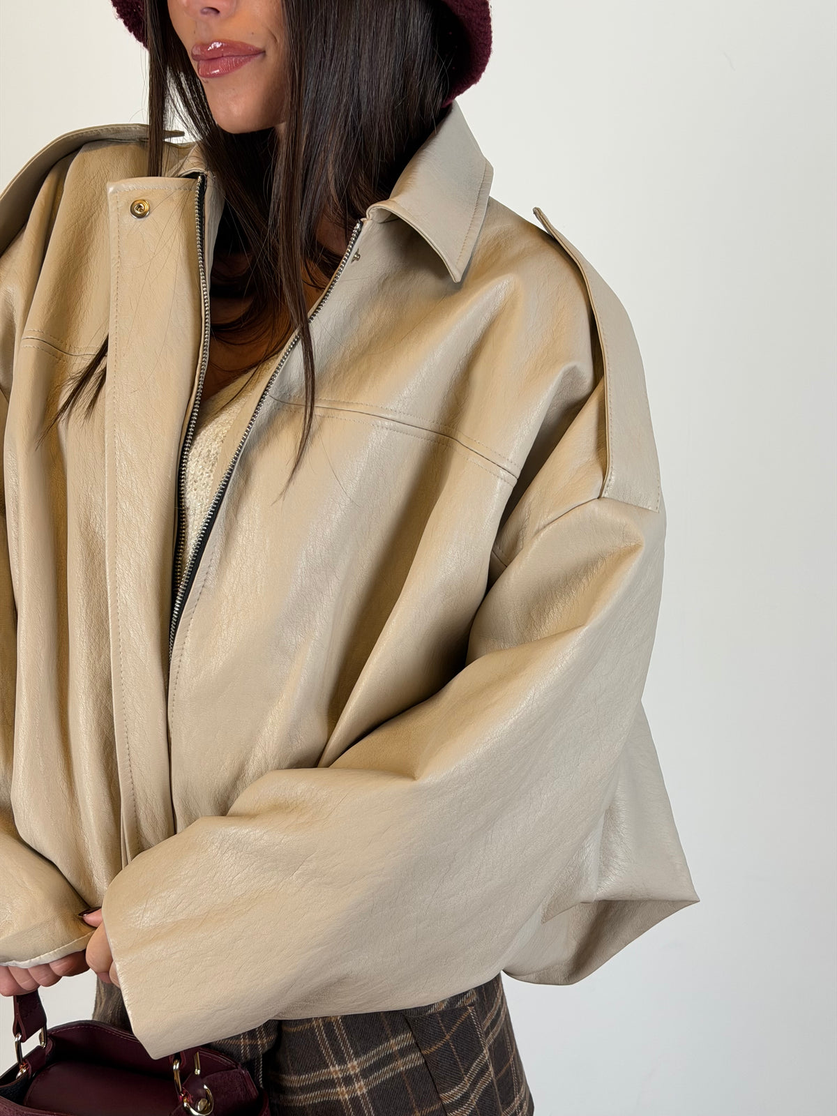 Bomber Remix beige