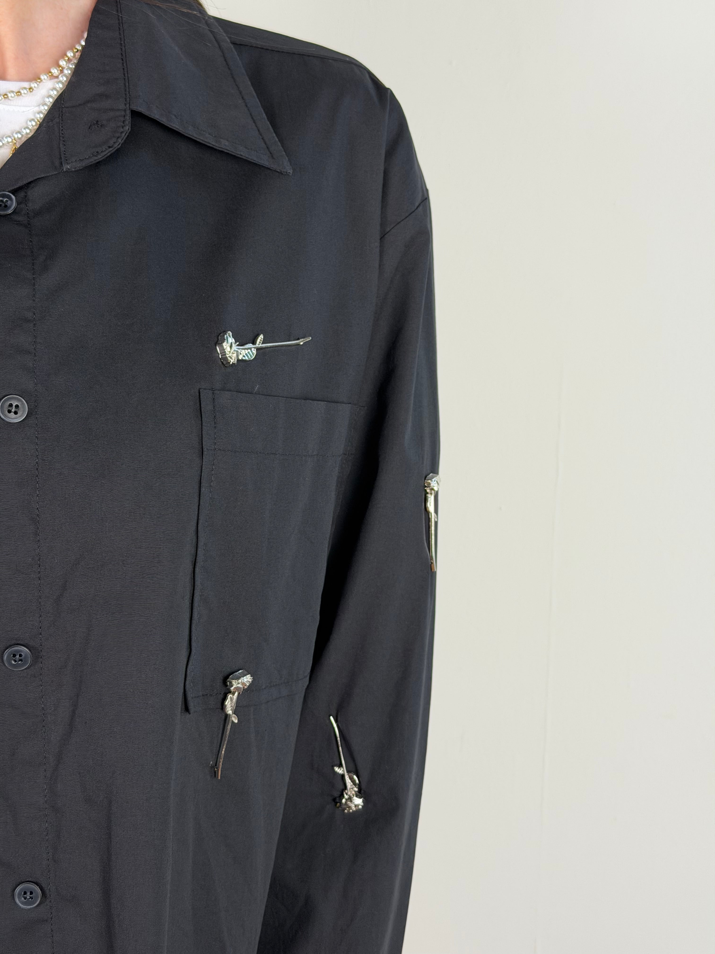 Camicia Mon Chèrie nera