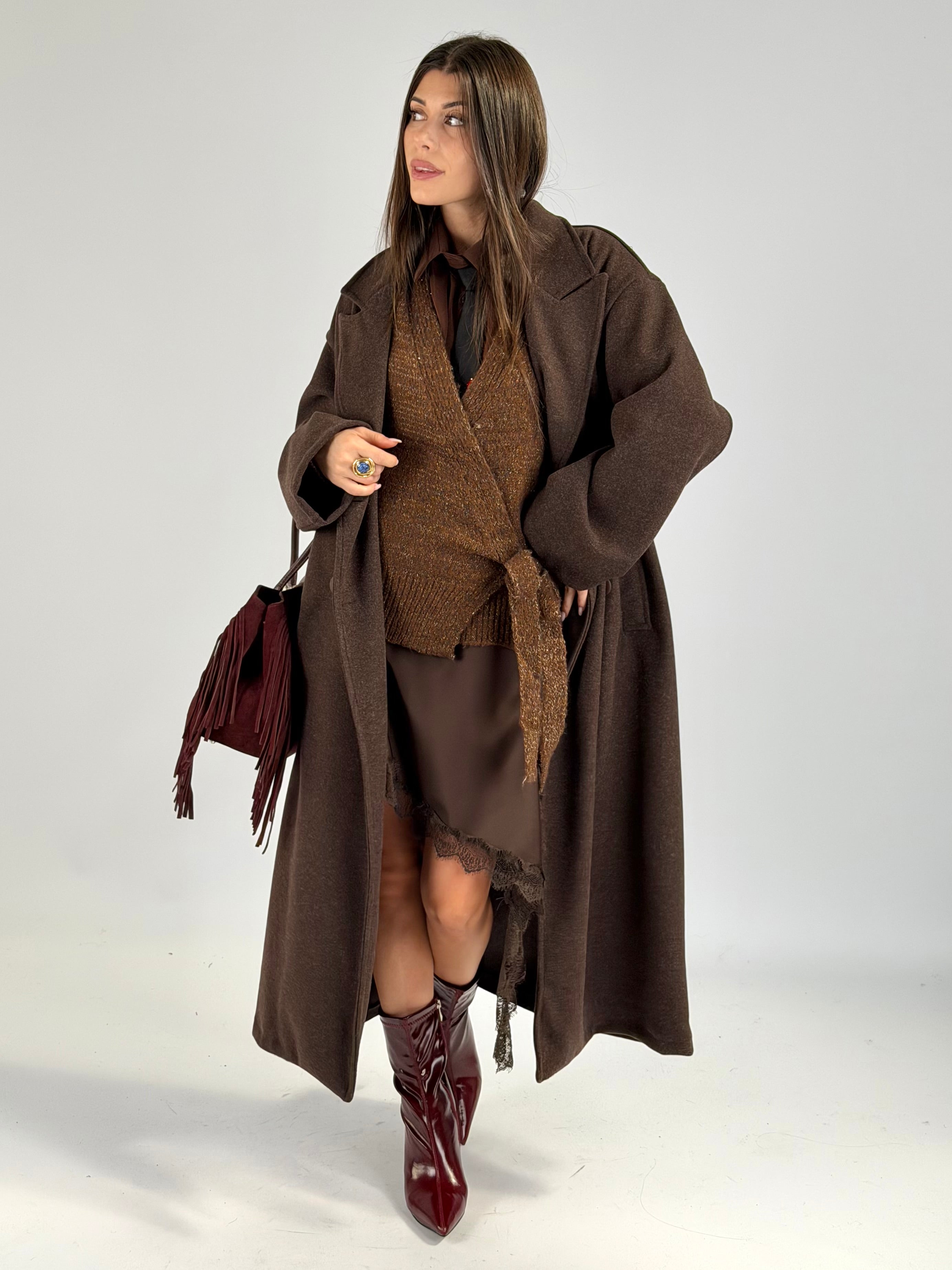 Maxi cappotto KIMBERLY moro