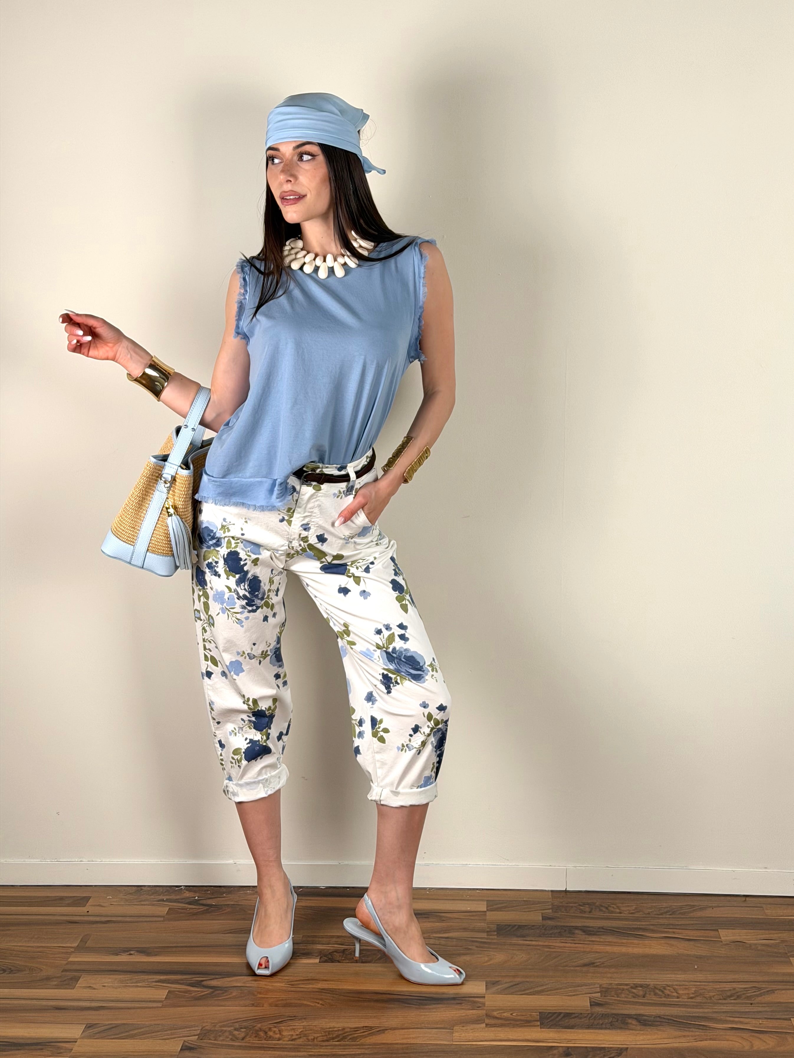 Maglia Mila celeste