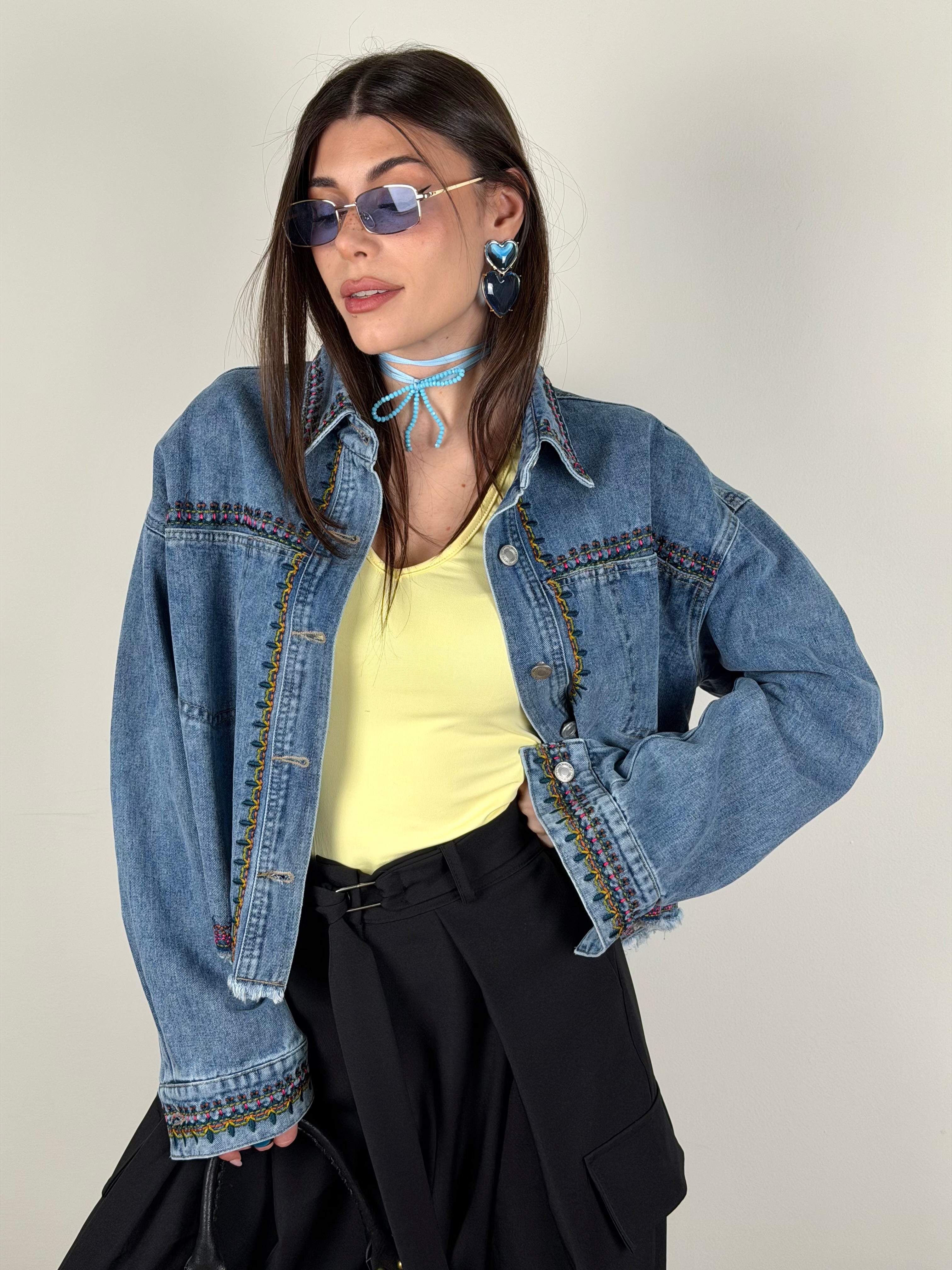 Giubbino denim indie