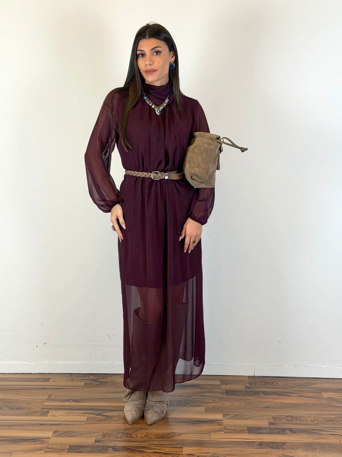 Abito Lavi bordeaux
