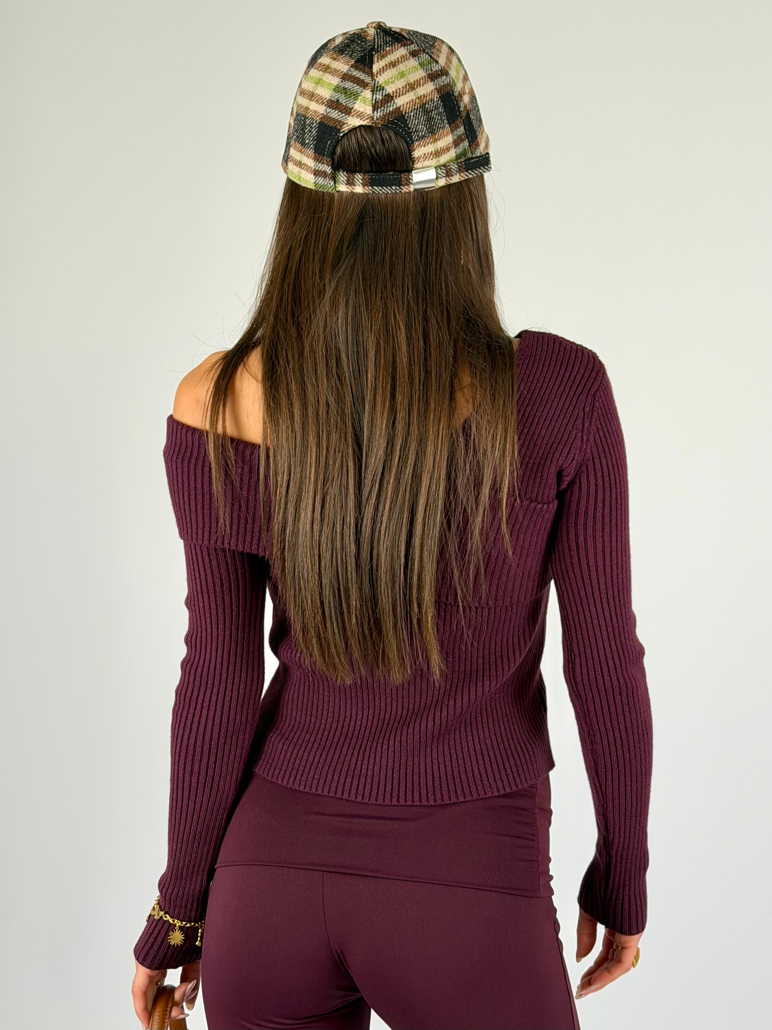 Maglia Romance bordeaux