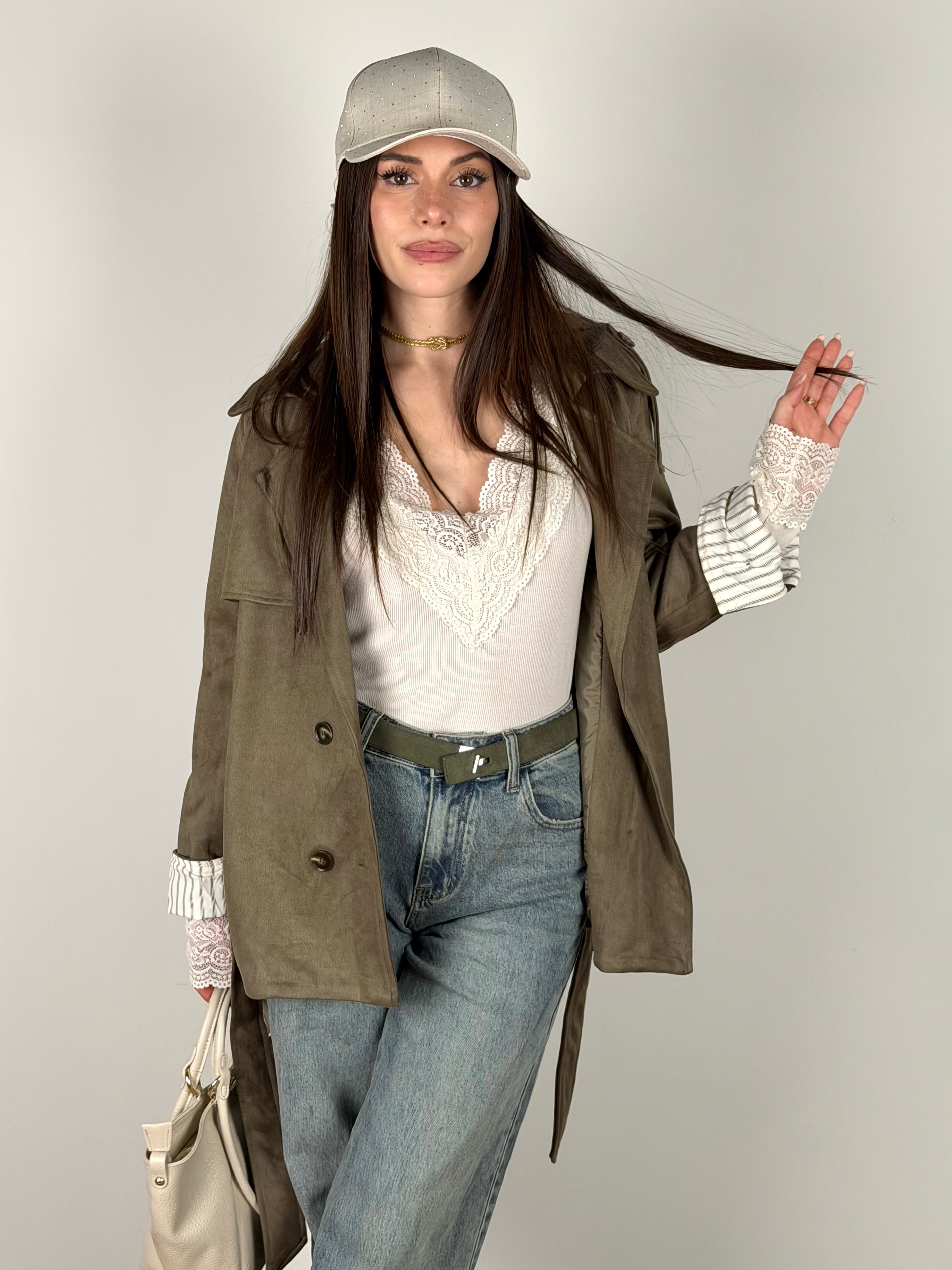 Trench Corinne verde