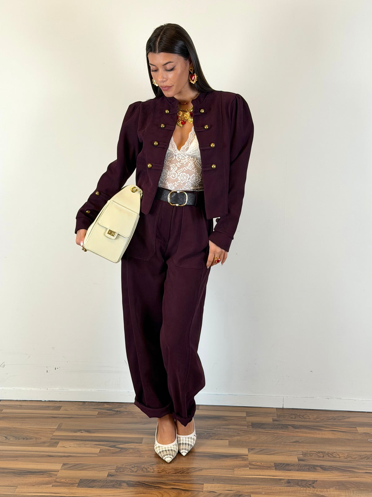 Giacca Kate bordeaux