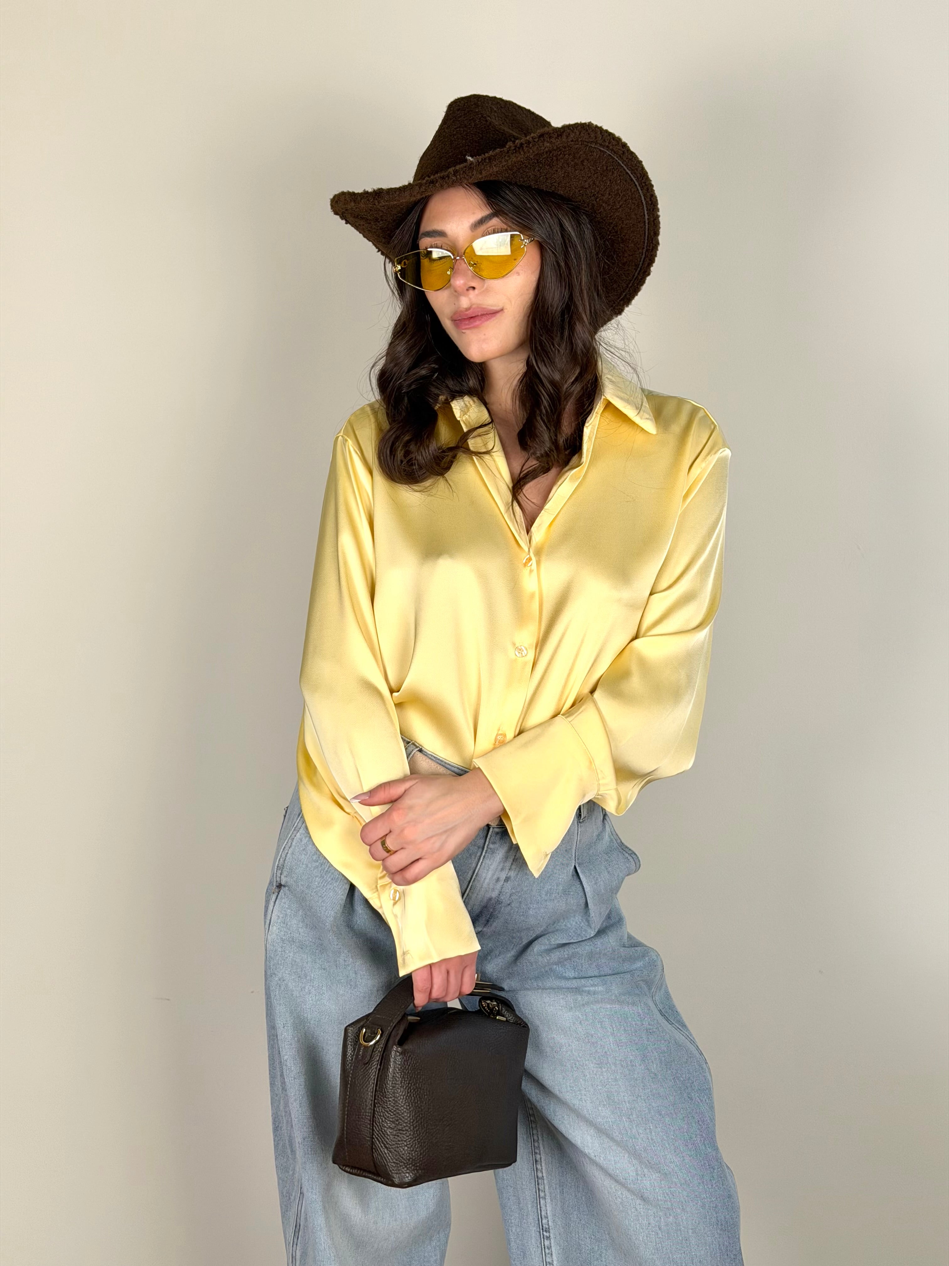 Camicia Boston gialla