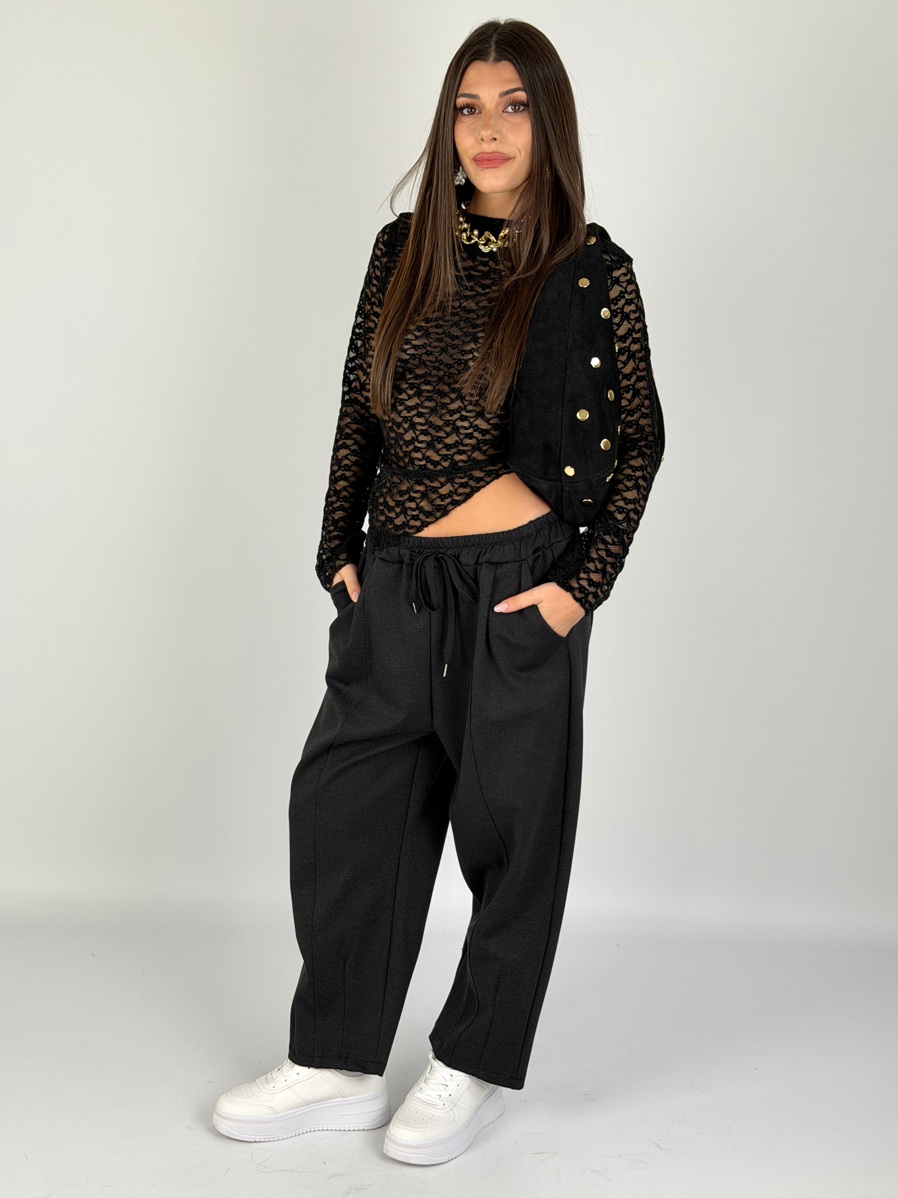 Pantalone Marta nero