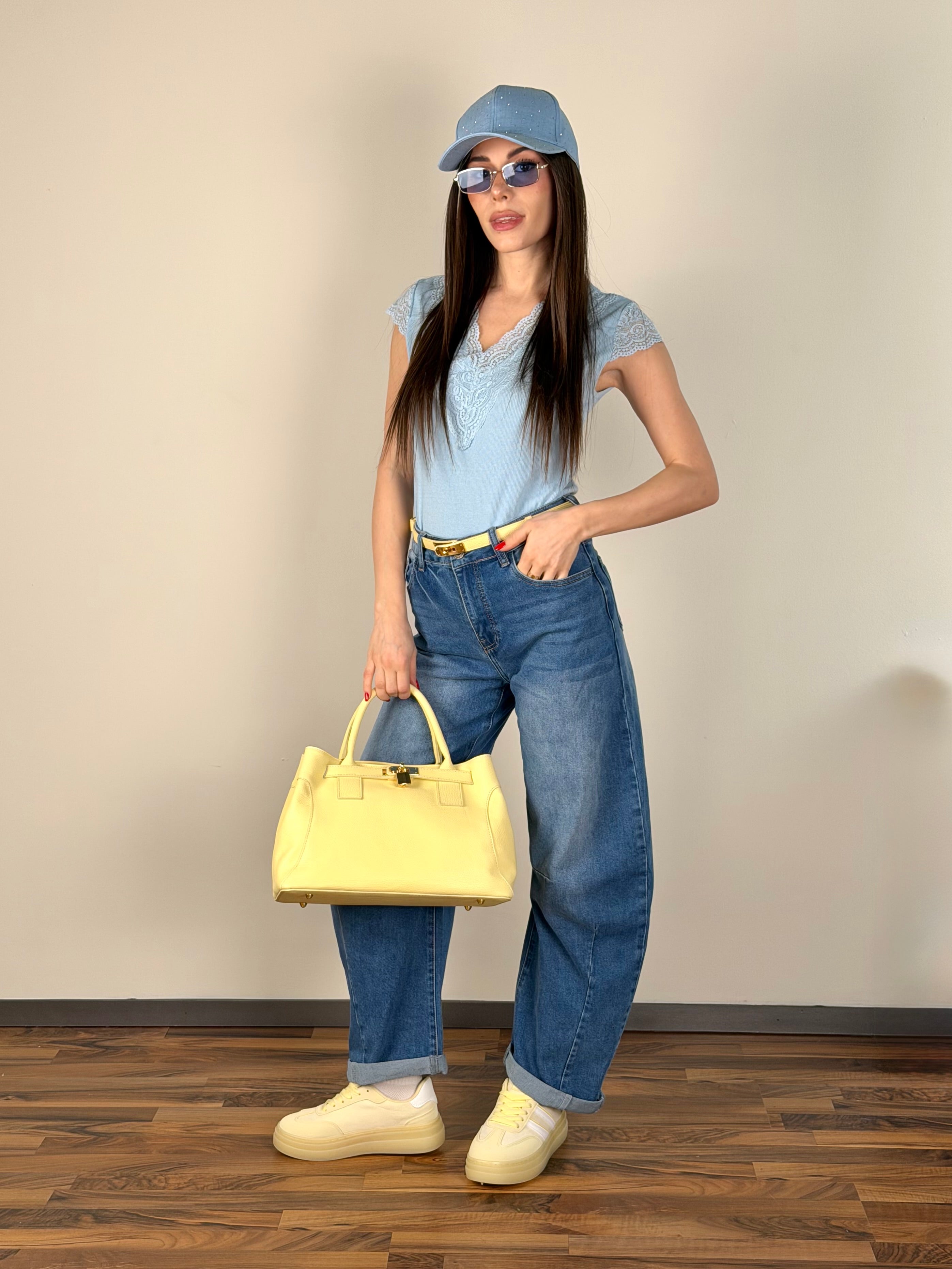 Maglia Melany celeste