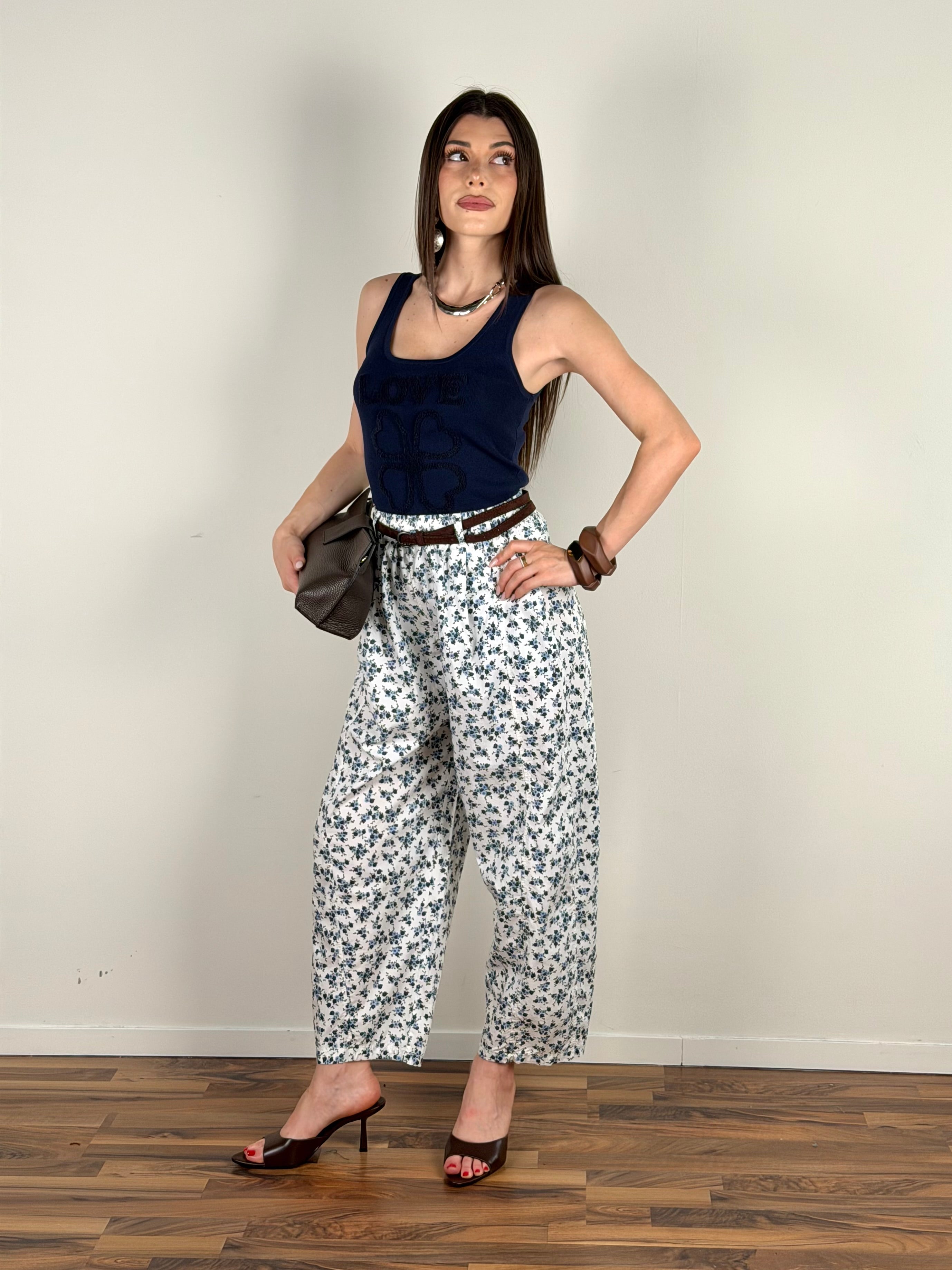Top Ines blu