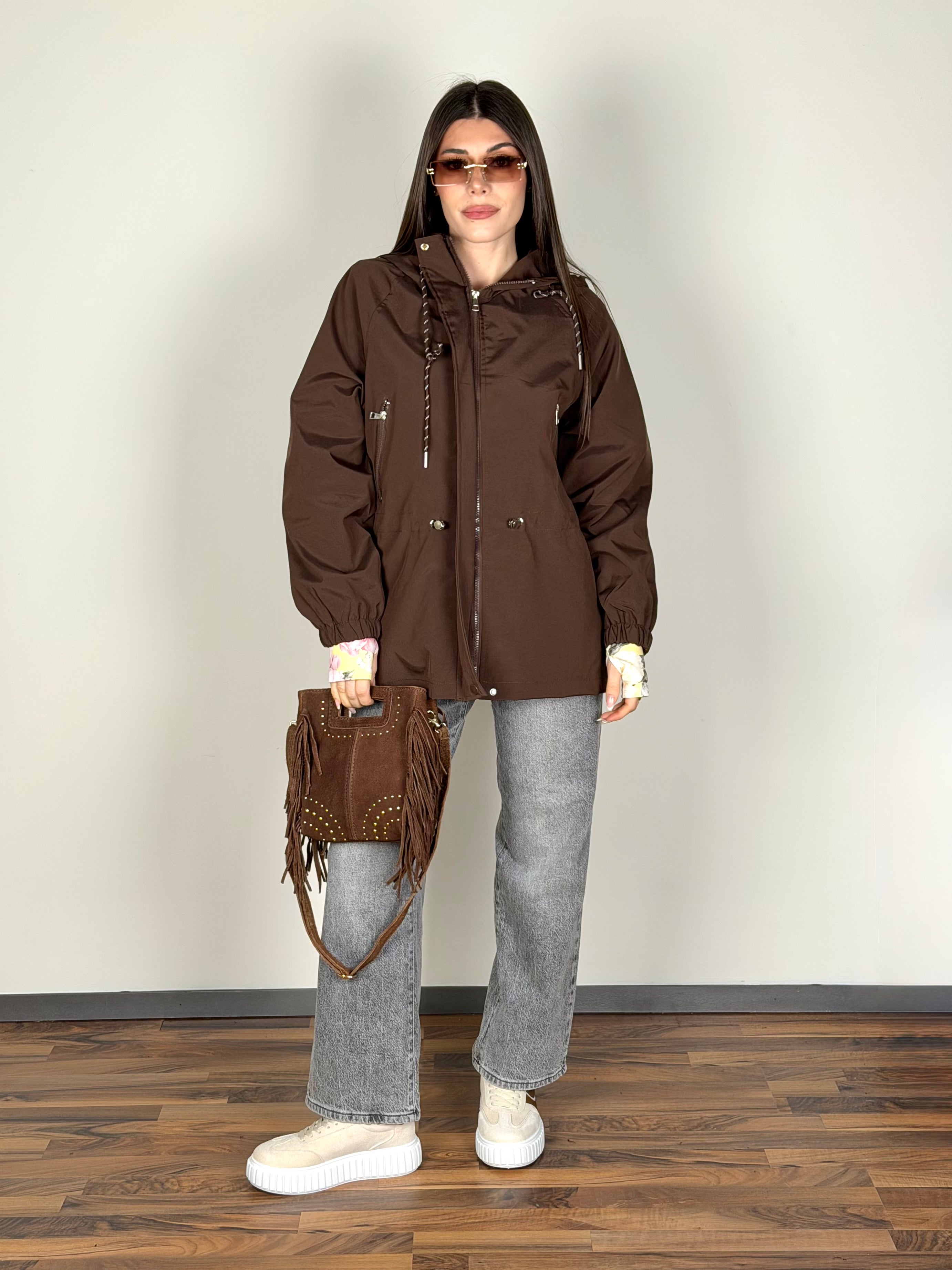 Spolverino coulisse moro