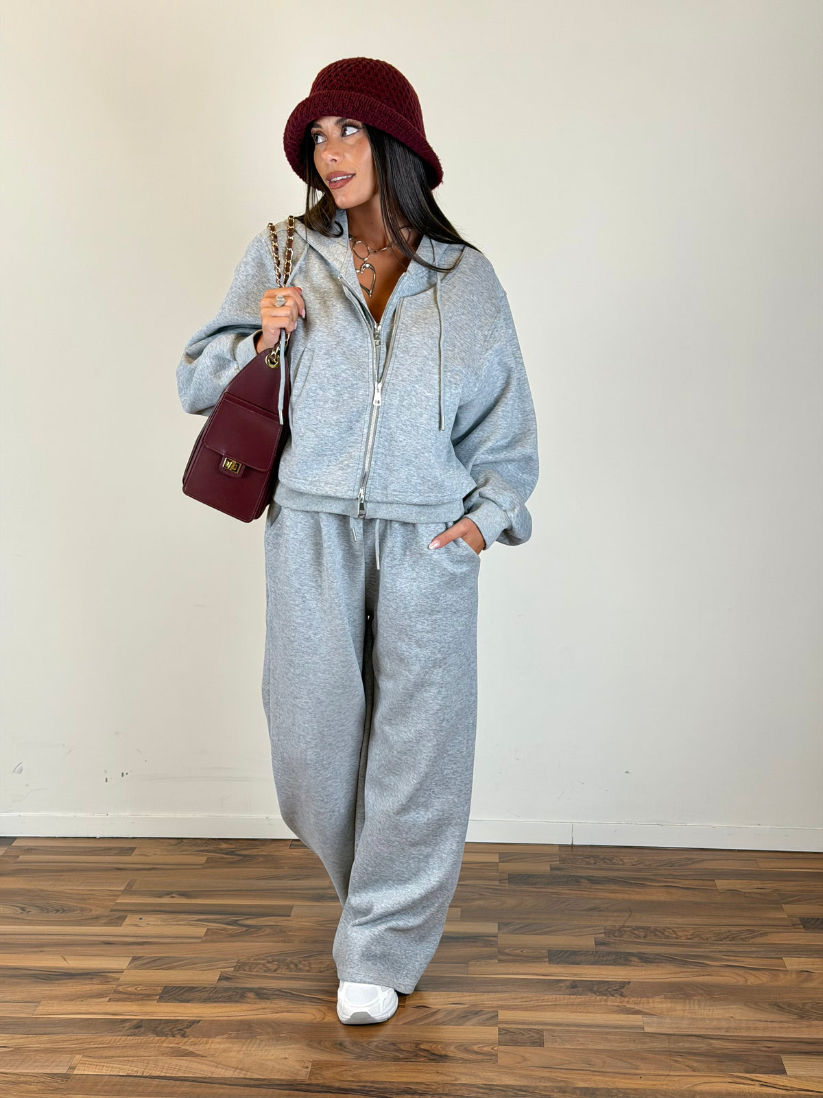 Pantalone tuta MOOD grigia