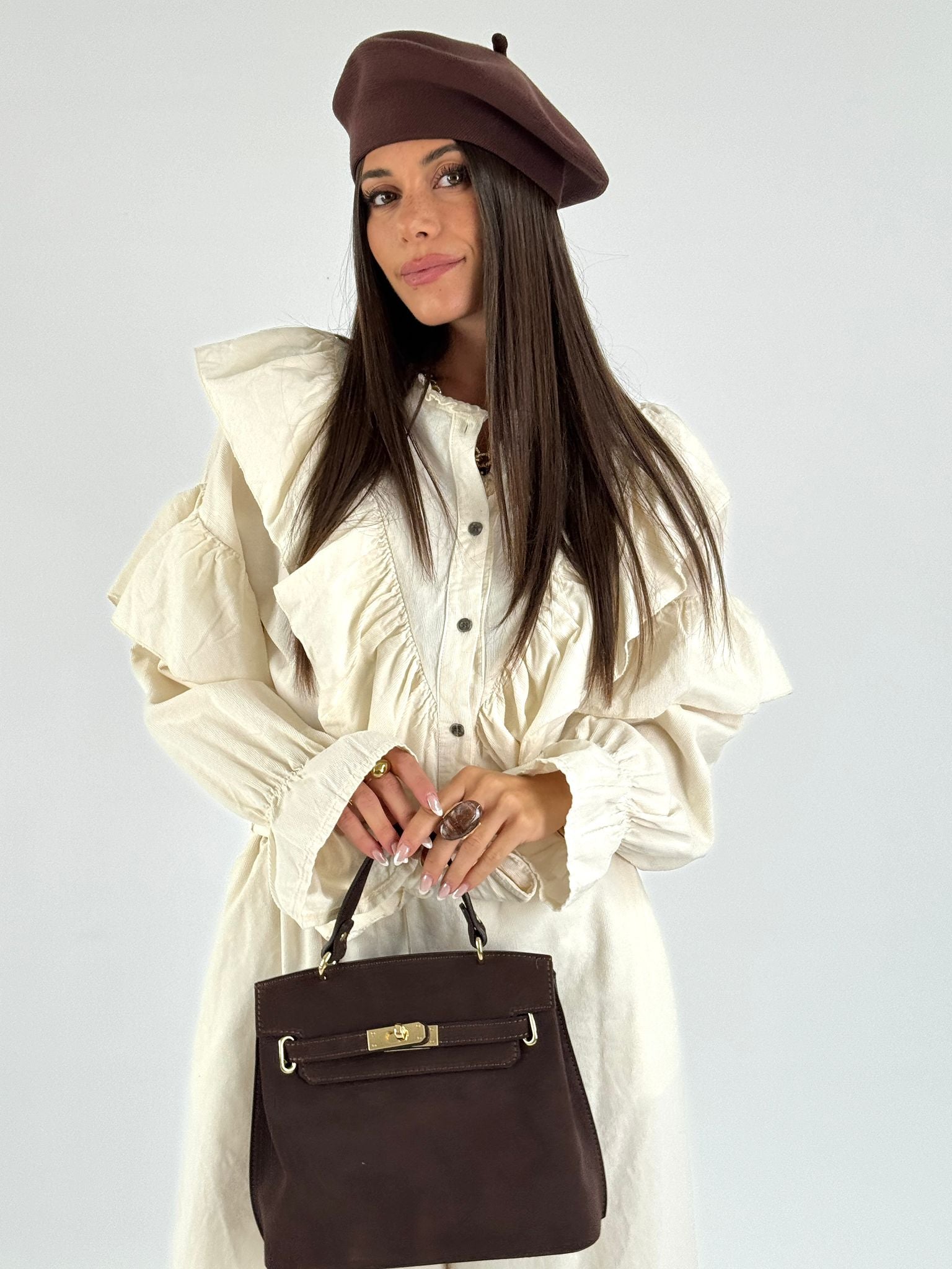 Camicia valencia beige