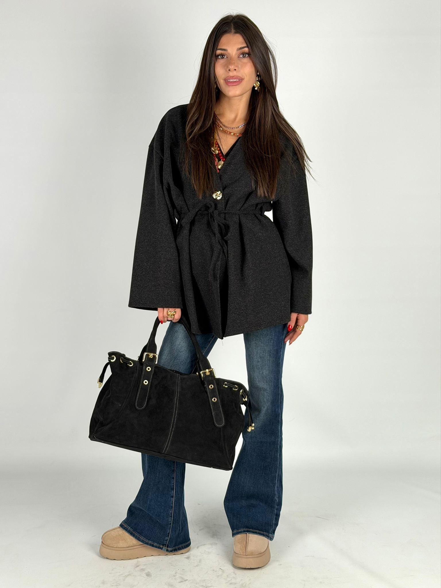 Cappotto Britney nero