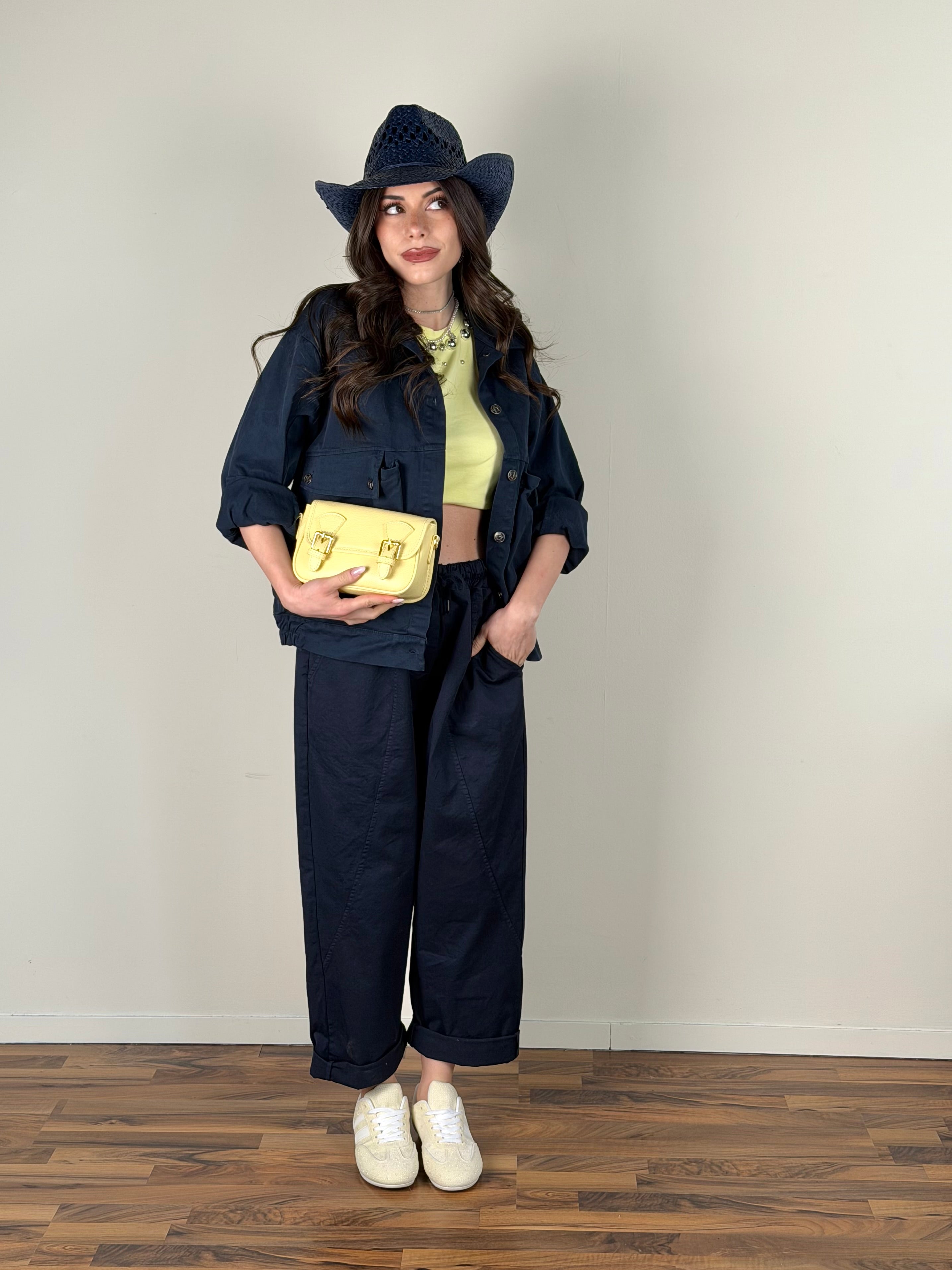 Giubbino jeans Carmen blu