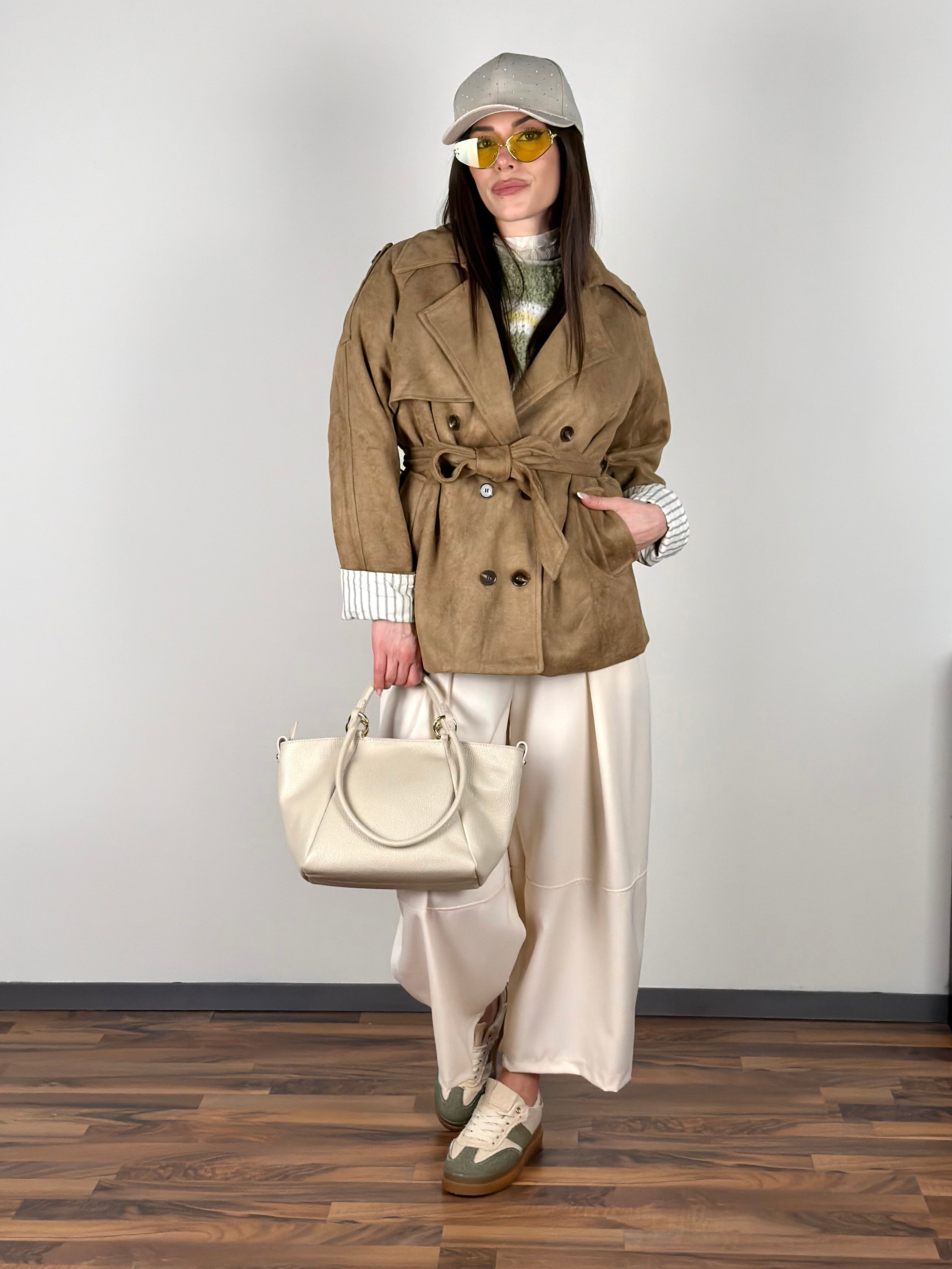 Trench Corinne tabacco