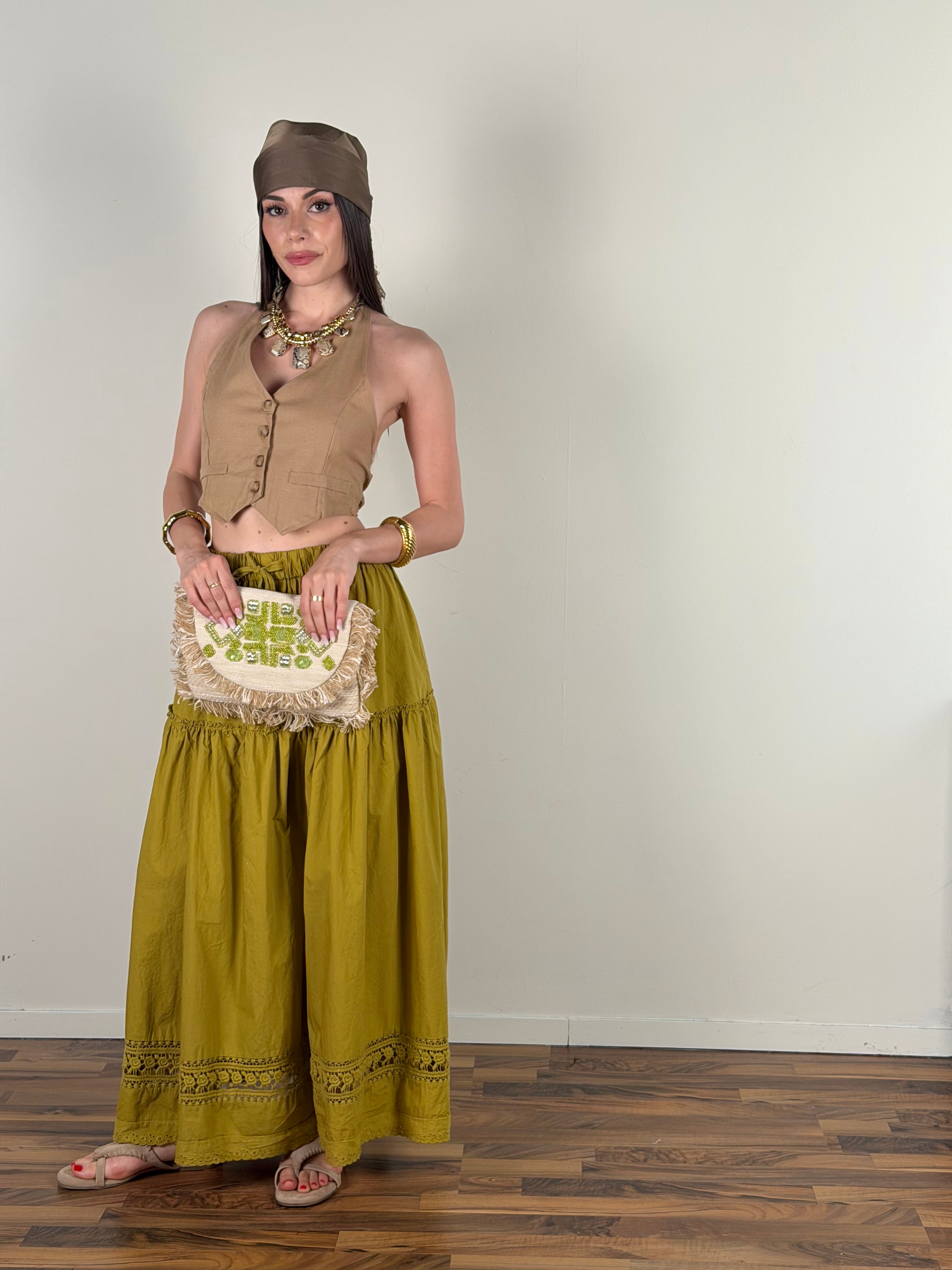 Top Dorotea marrone