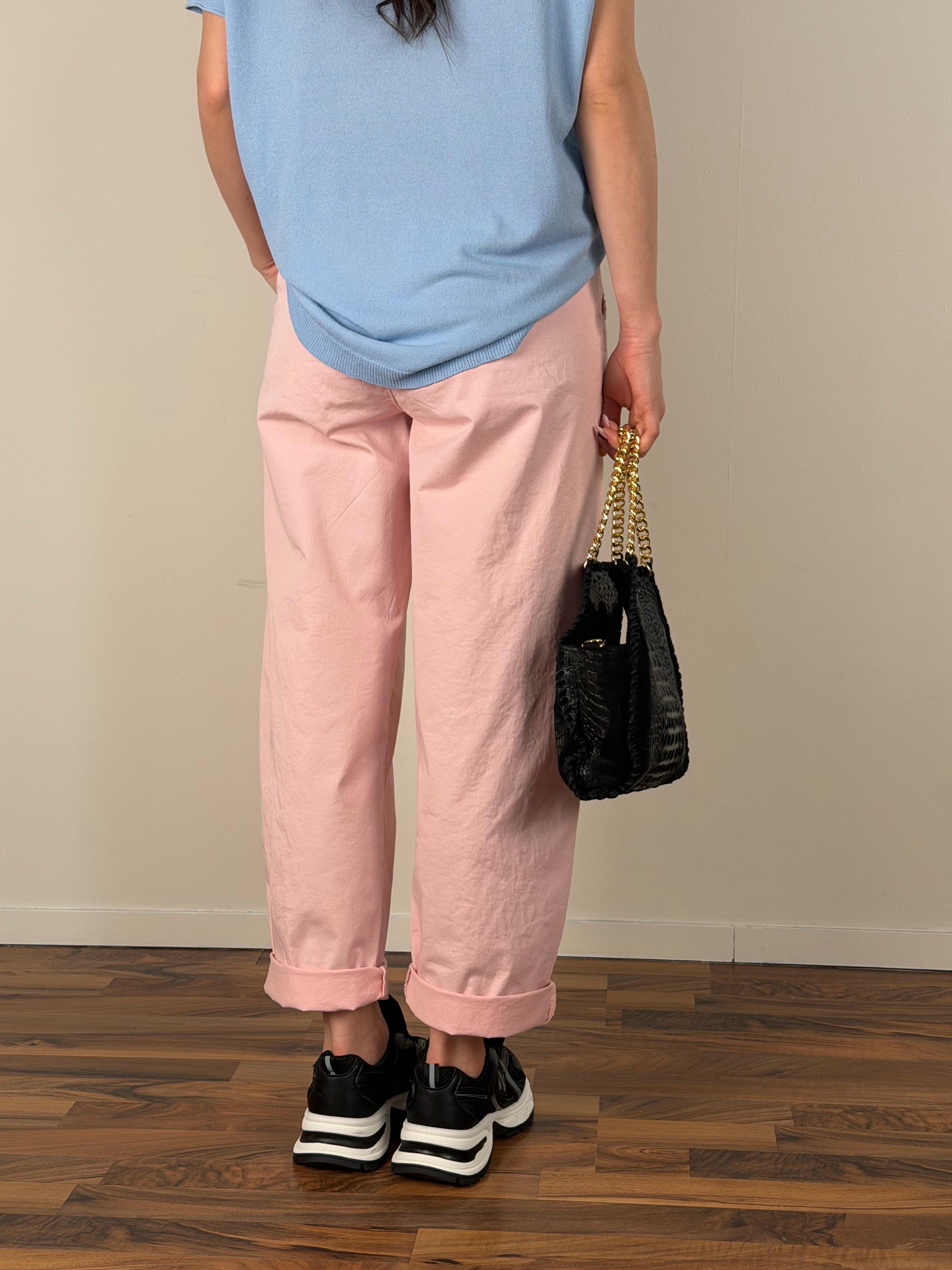 Pantalone Carmen rosa